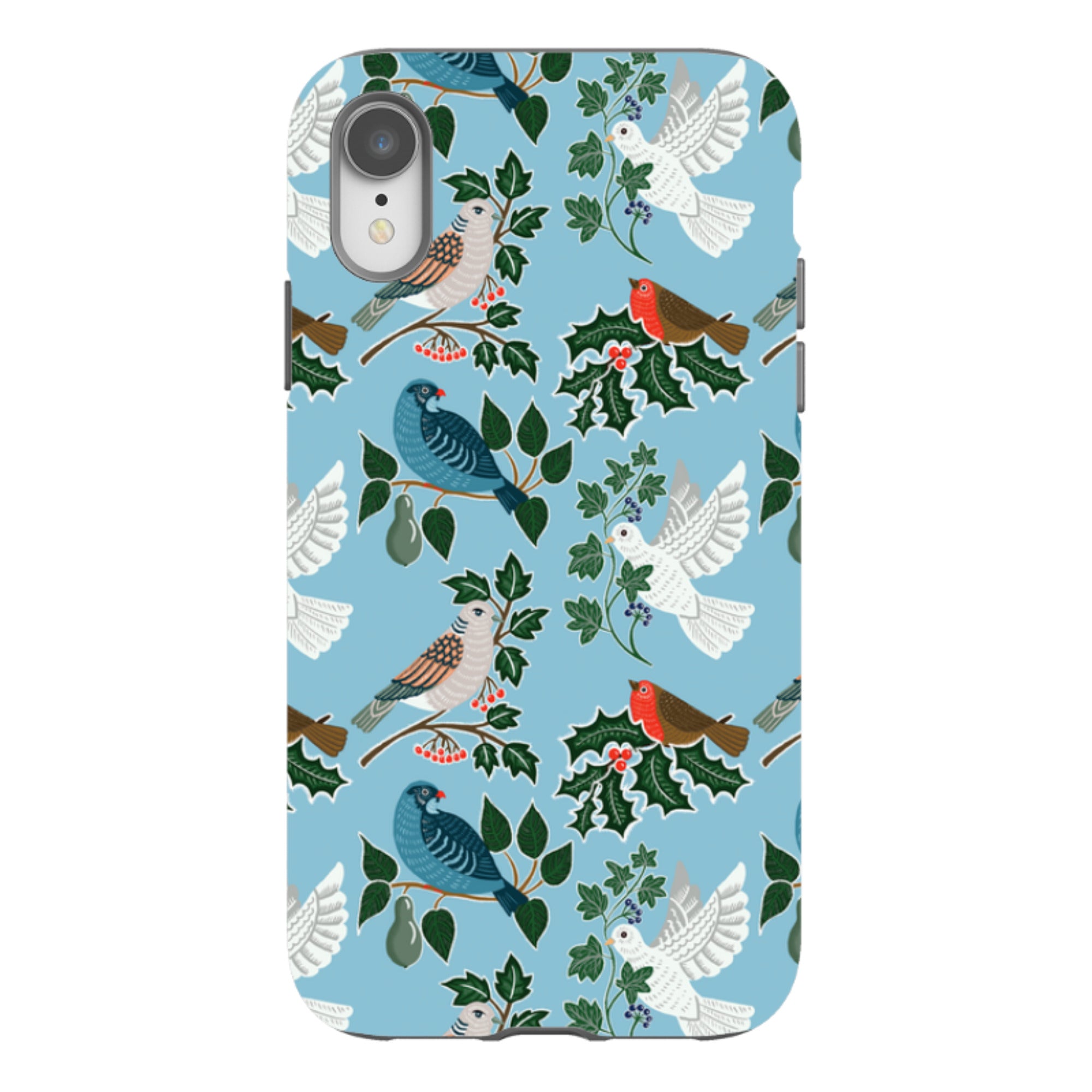 iPhone Tough Case - Winter Birds-2 By kate Heiss