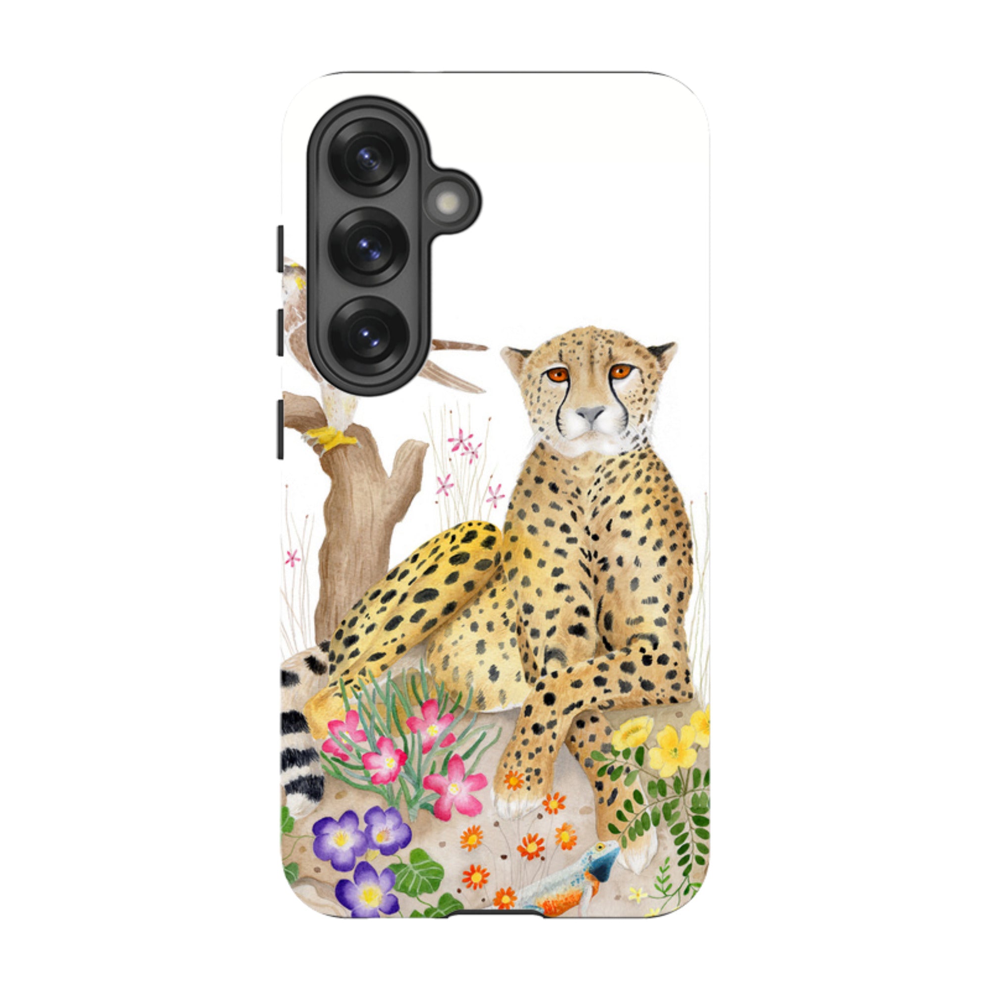 Samsung Tough Case - Botswana Cheetah By Bex Parkin