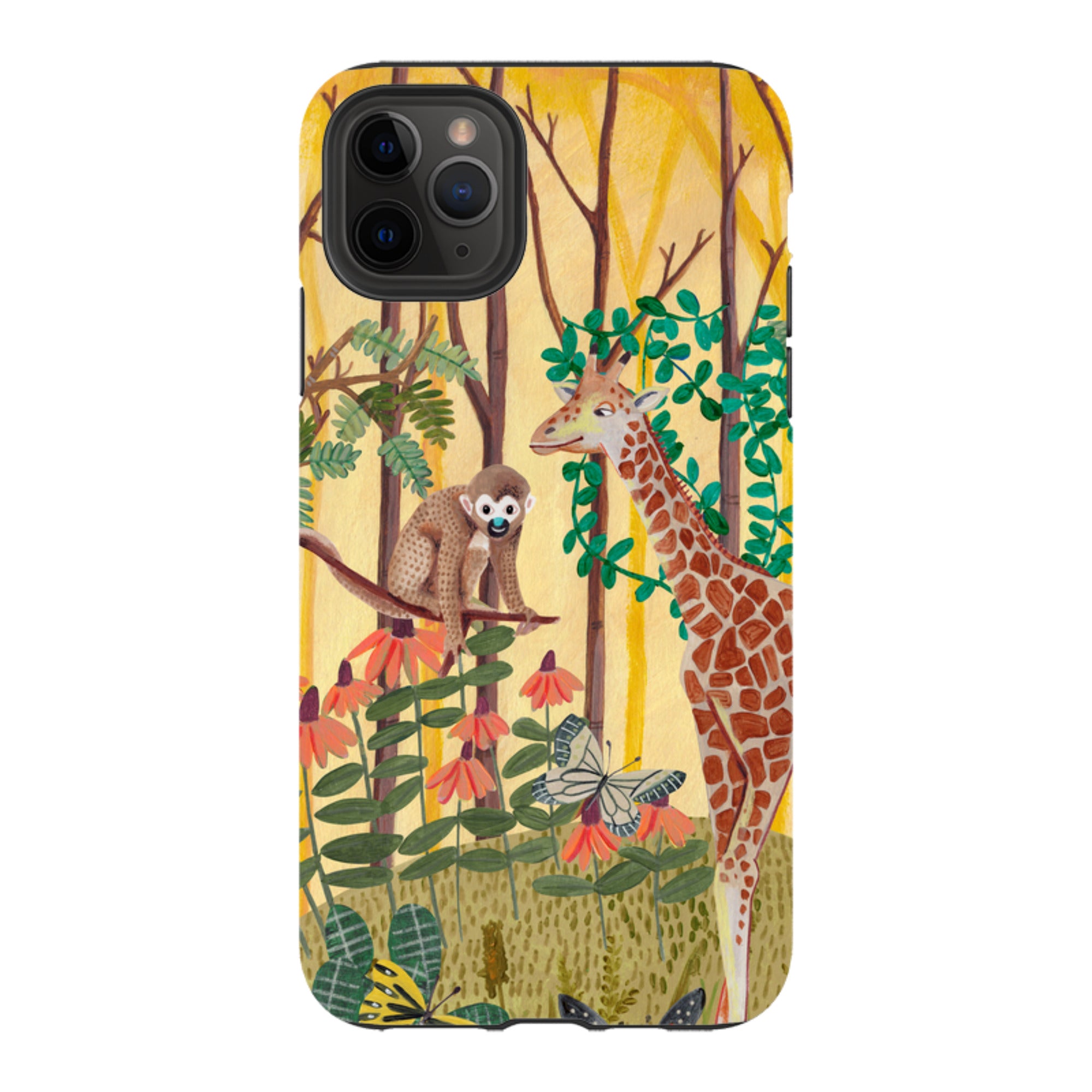 iPhone Tough Case - Giraffe By Caroline Bonne Muller