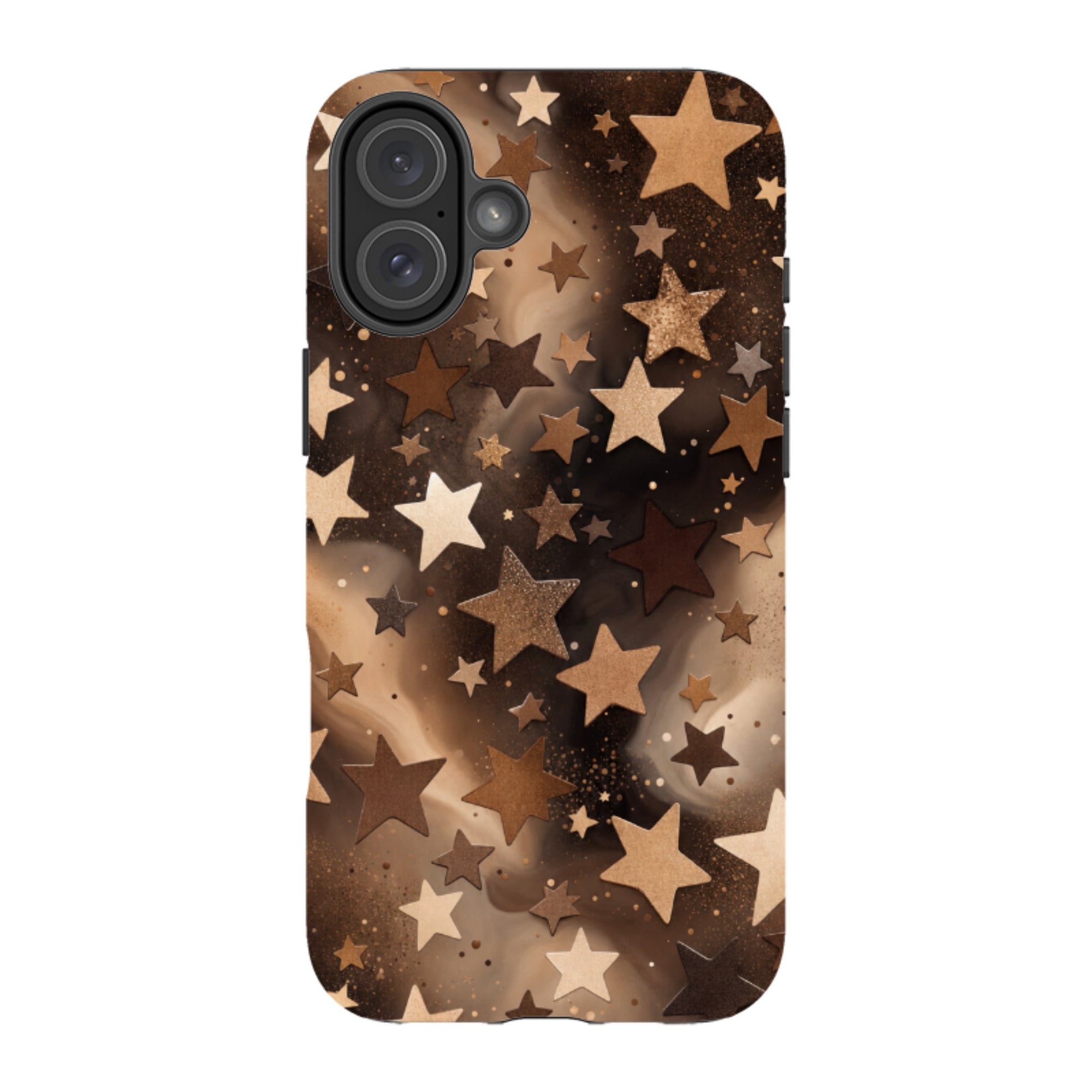 iPhone MagSafe Tough Case - Bronze Galaxy Star