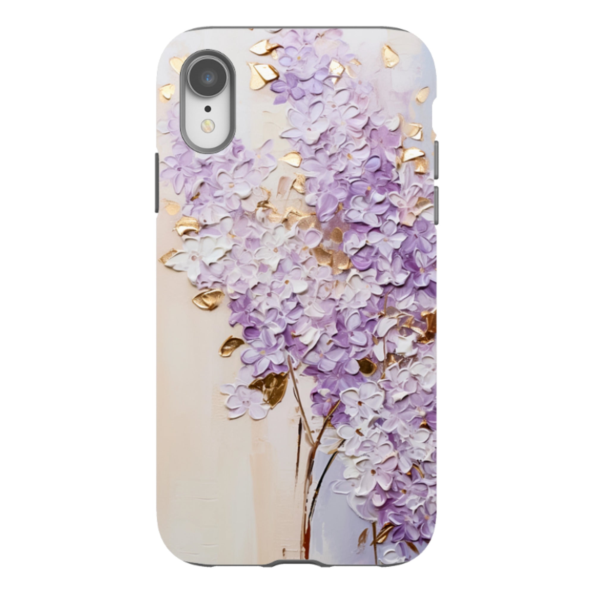 iPhone Tough Case - Purple Floral