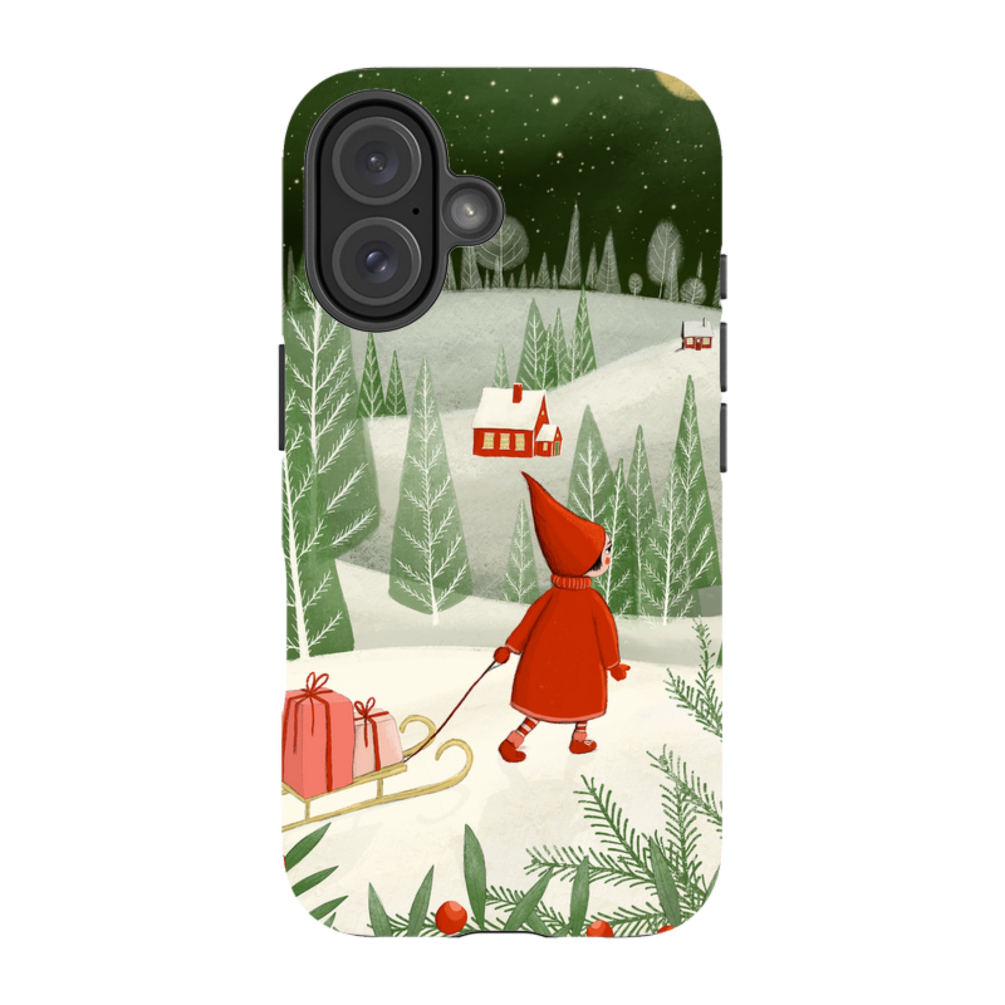 iPhone Tough Case - Christmas Night By Maja Lindberg