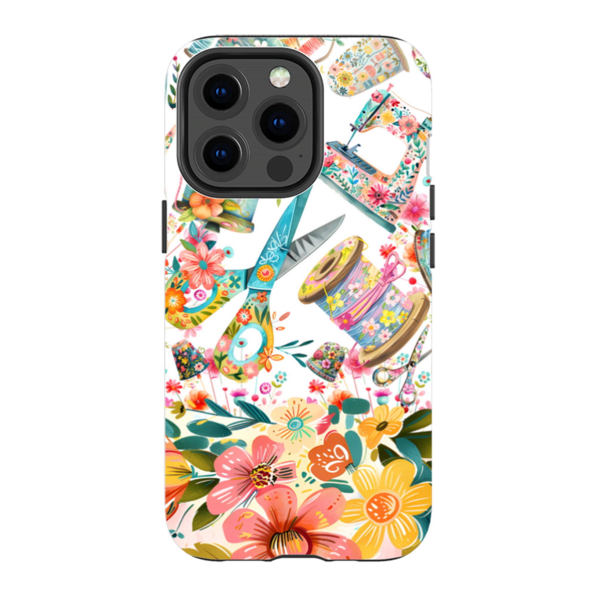 iPhone MagSafe Tough Case - Sew Happy