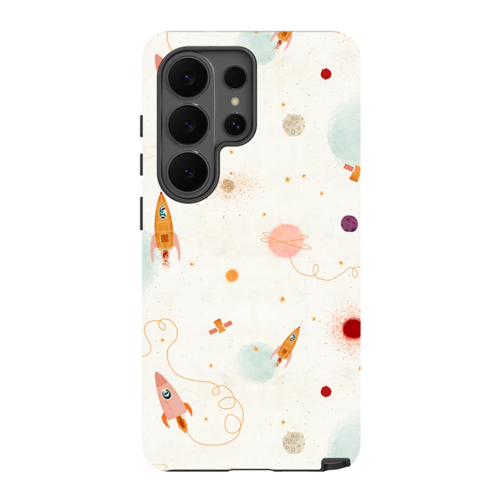 Samsung Tough Case - Rockets Cream By Katherine Quinn