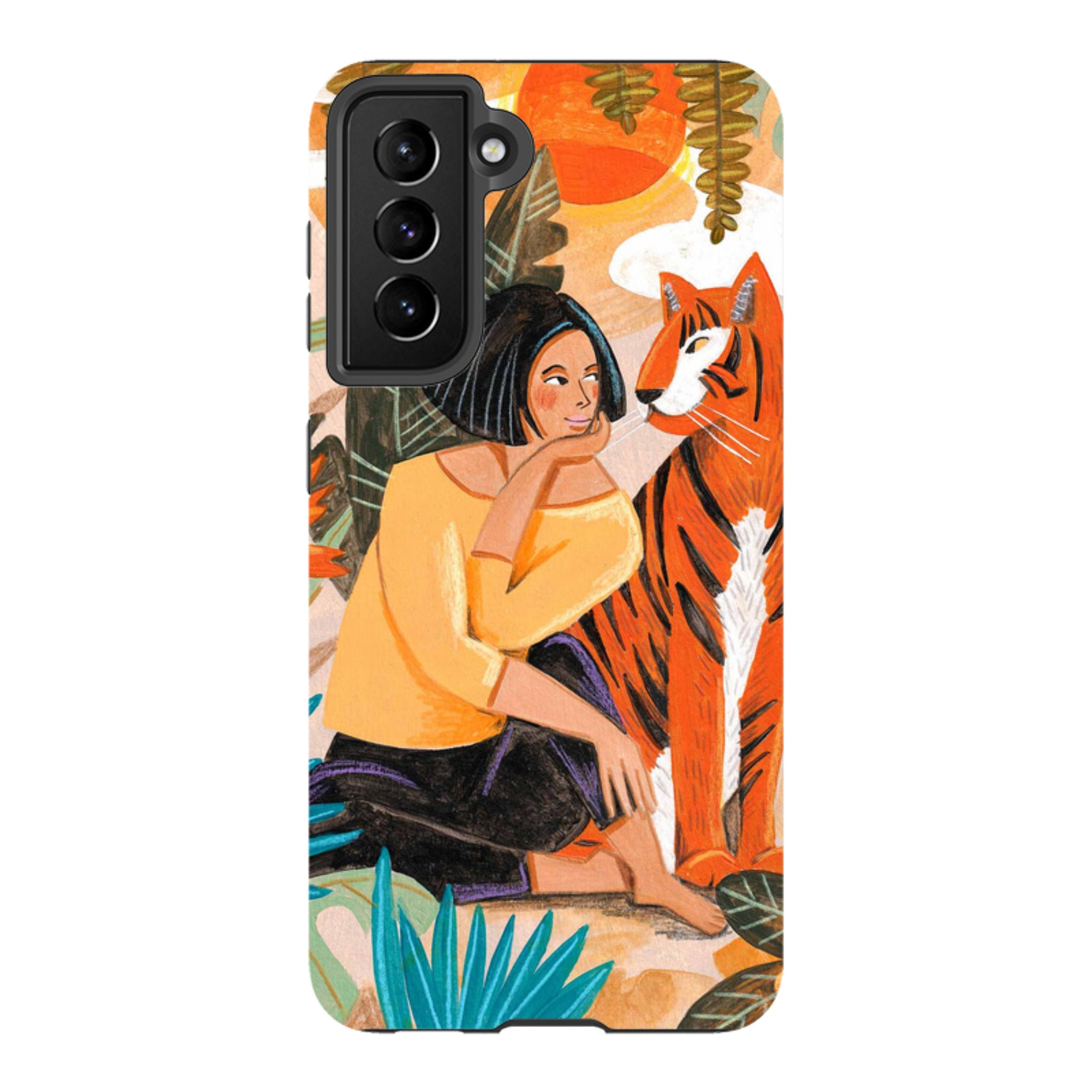 Samsung Tough Case - Hello Tiger By Caroline Bonne Muller