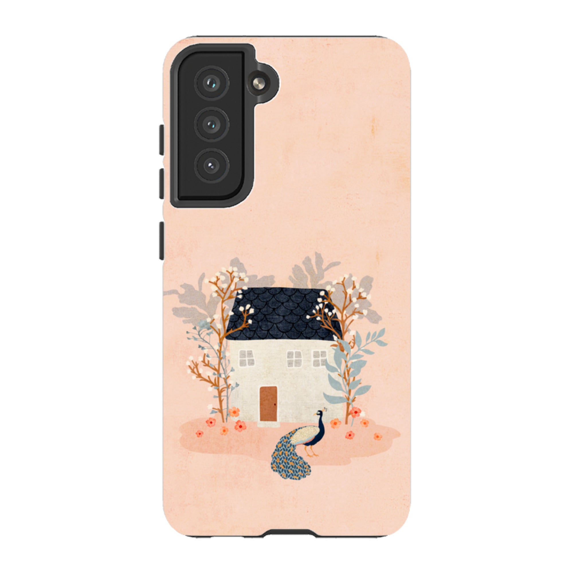 Samsung Tough Case - Home Pink By Katherine Quinn