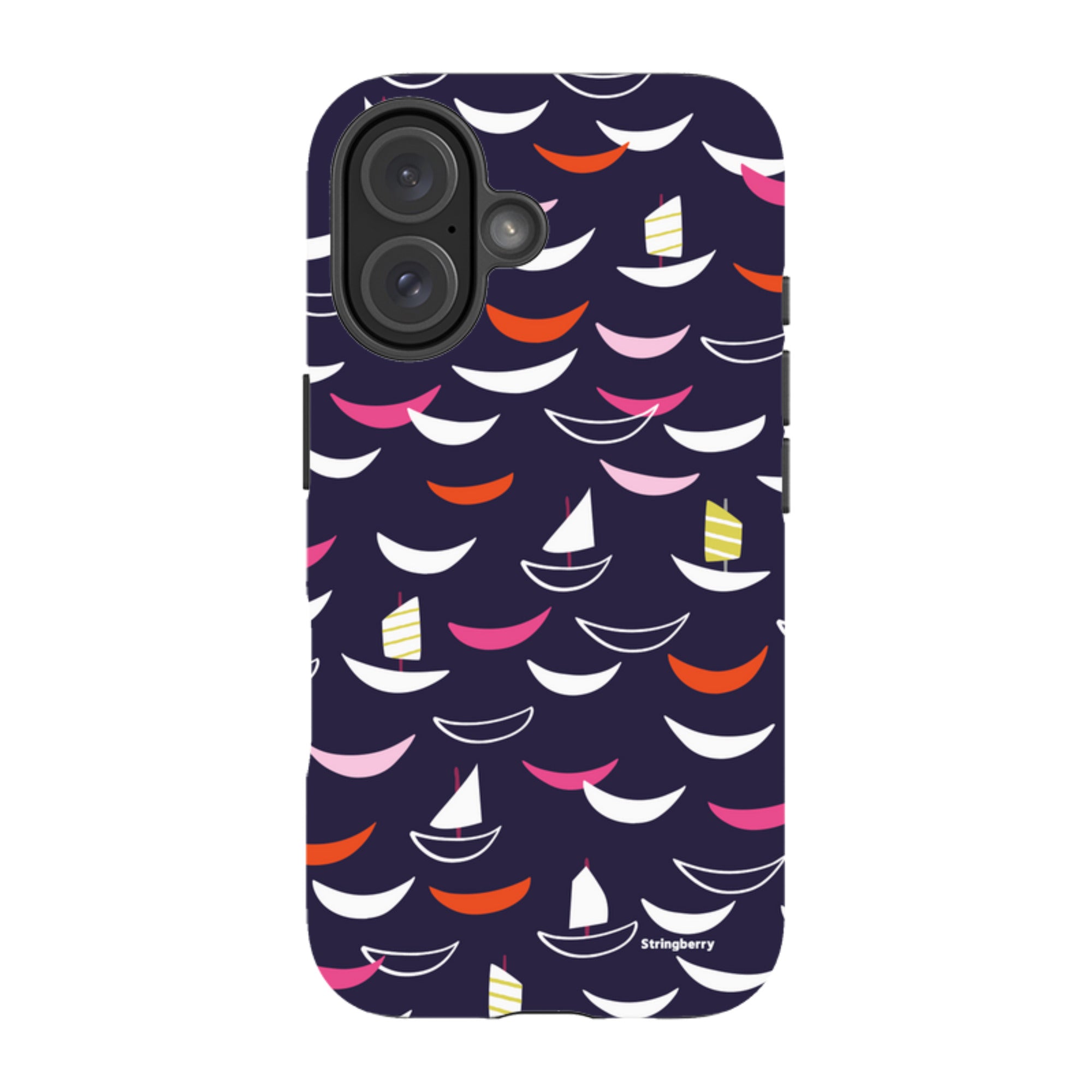 iPhone Tough Case - Little Boats By Ali Brookes