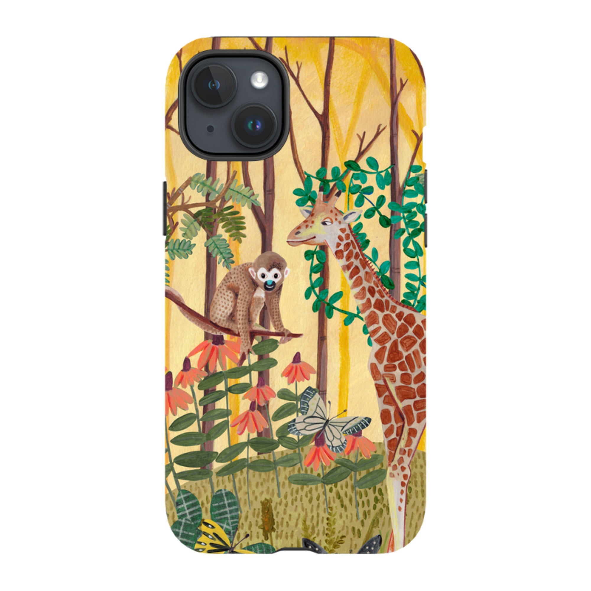 iPhone Tough Case - Giraffe By Caroline Bonne Muller