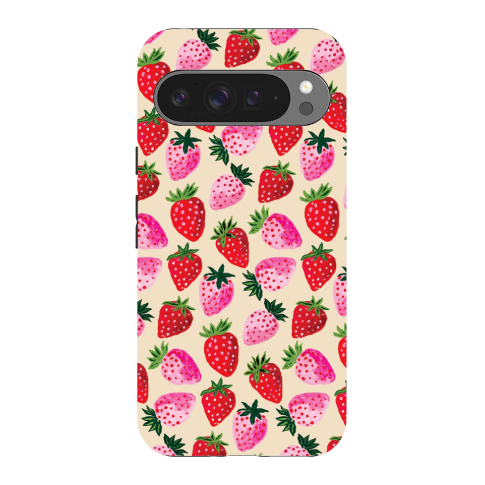 Google Tough Case - Strawberry Scatter Cream By Emma Frances Grant