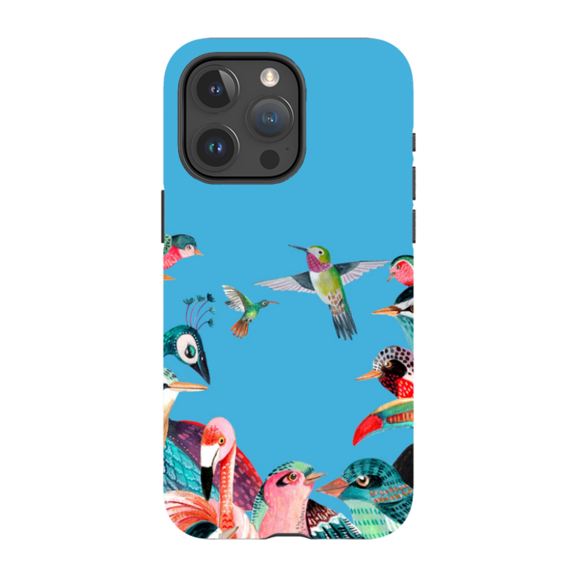 iPhone Tough Case - Blue Birds By Caroline Bonne Muller
