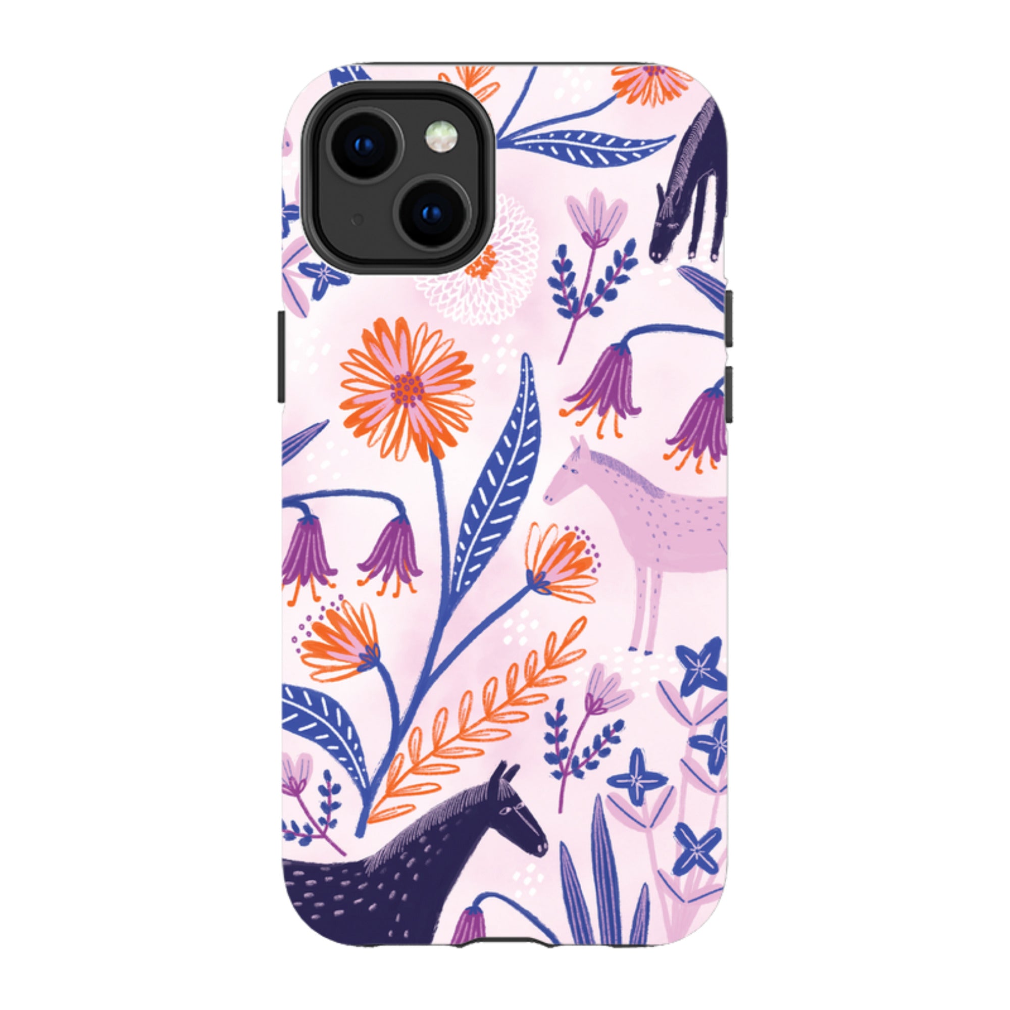 iPhone Tough Case - Wild Ponies By Lee Foster Wilson