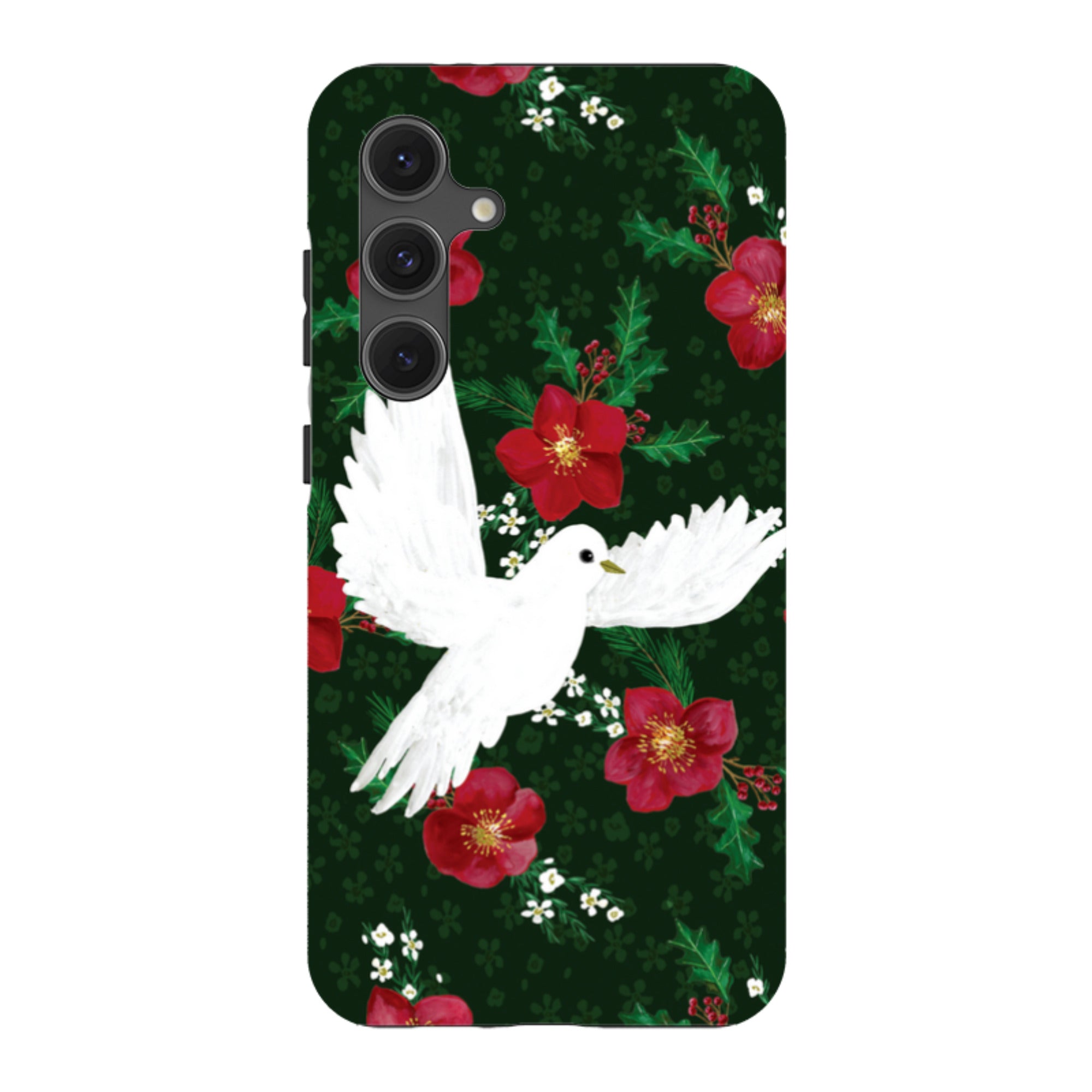 Samsung Tough Case - Dove and Floral By Abby Jacobs