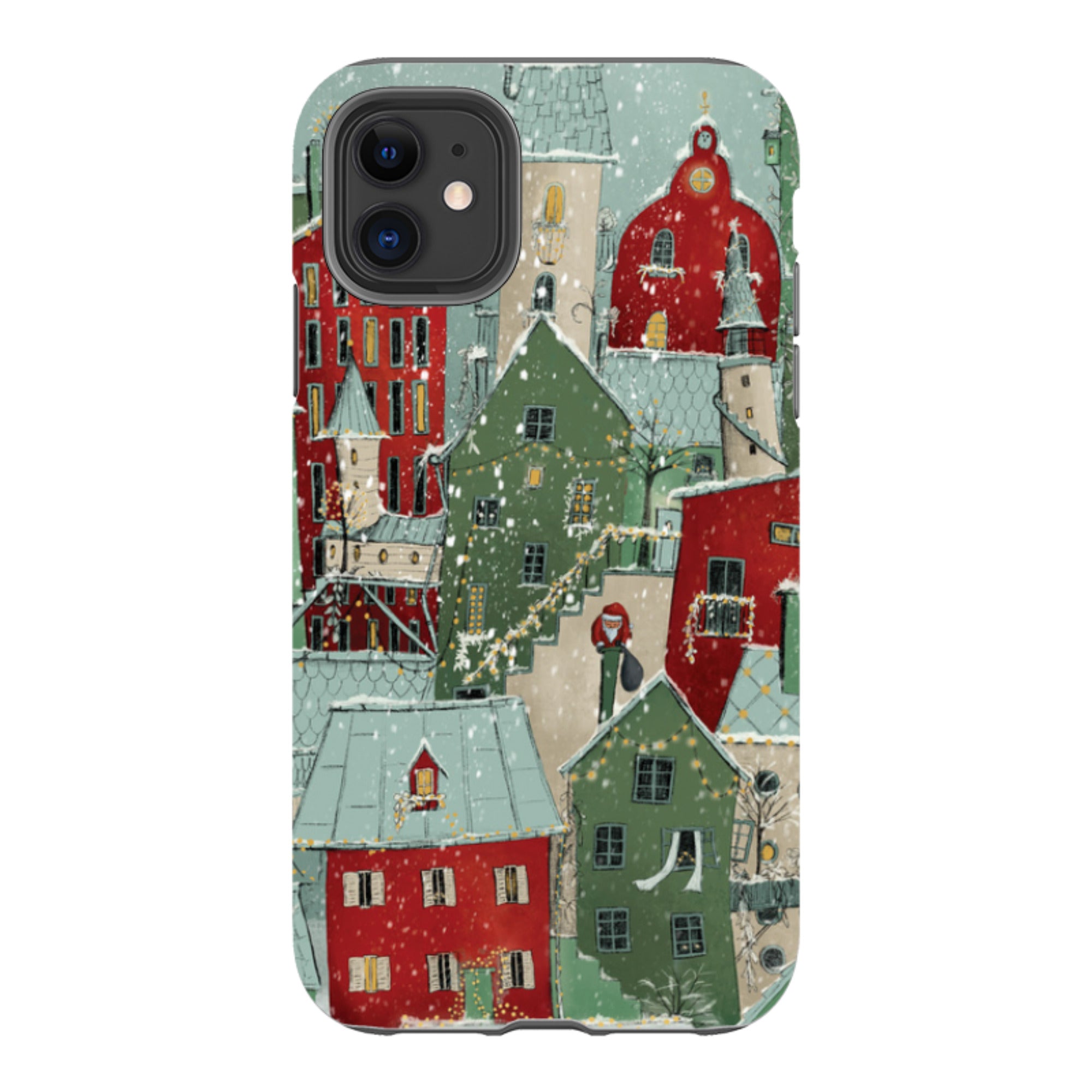 iPhone Tough Case - Citywinkles Red By Maja Lindberg