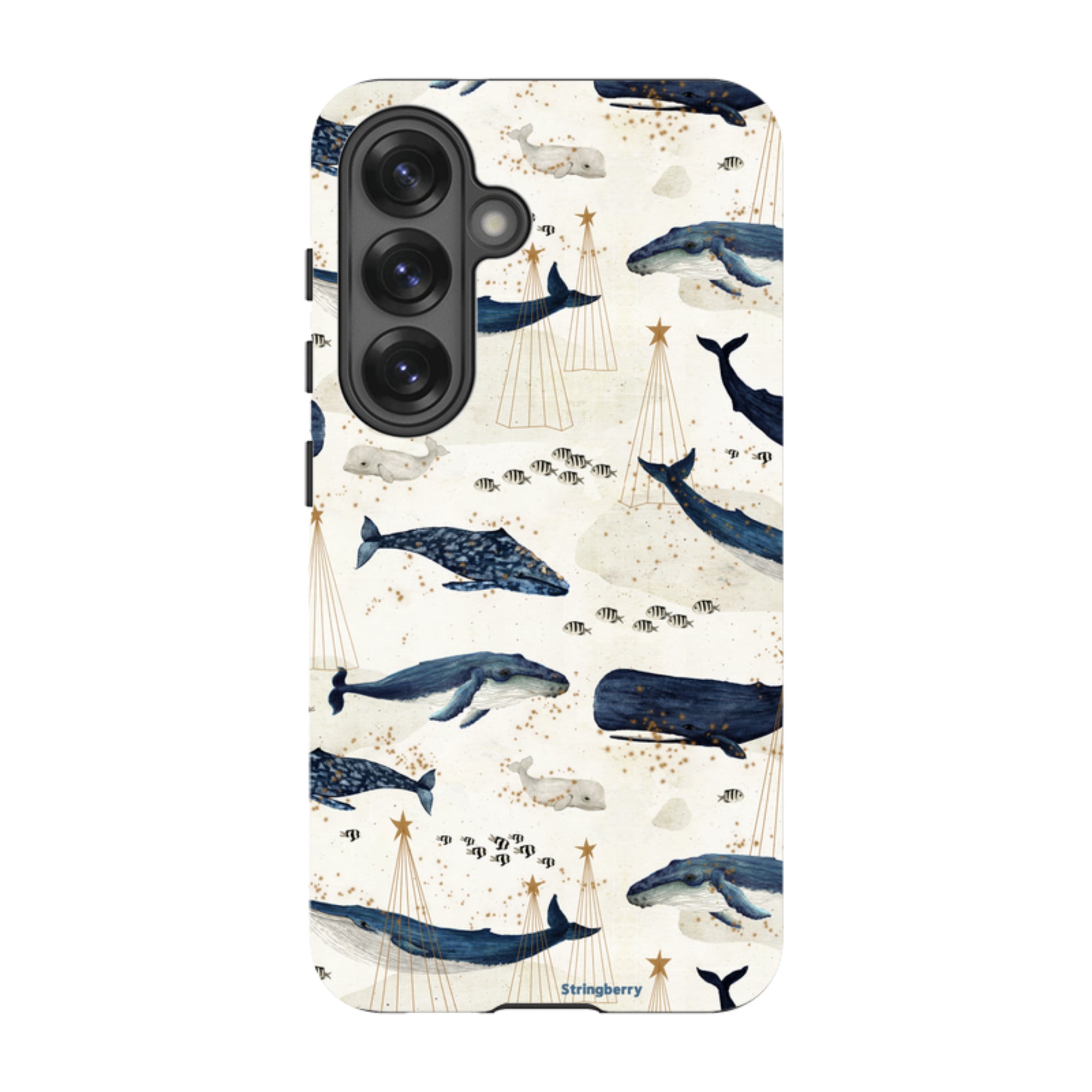 Samsung Tough Case - Christmas Whale III By Katherine Quinn