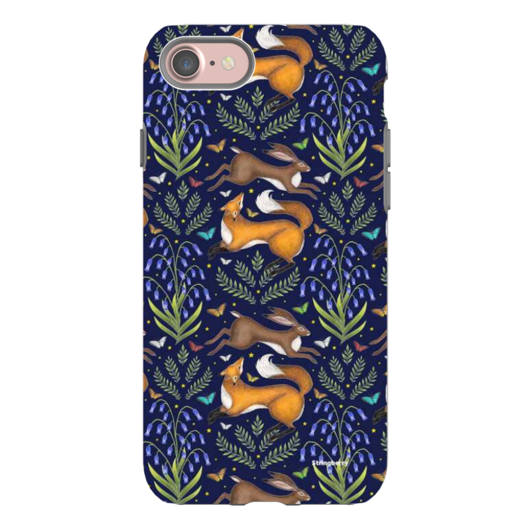 iPhone Tough Case - Fox And Hare By Catherine Rowe