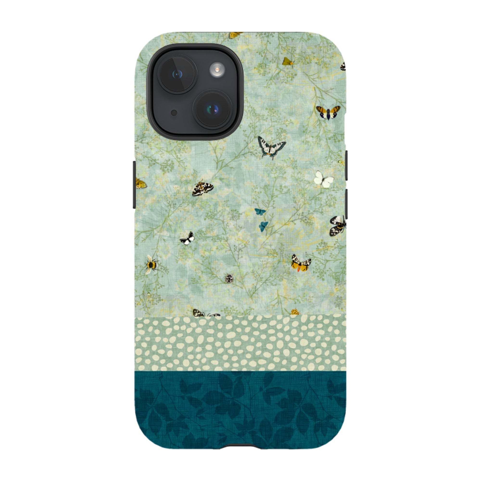 iPhone Tough Case - Chinoiserie Garden Soft Sage 2 By Katherine Quinn