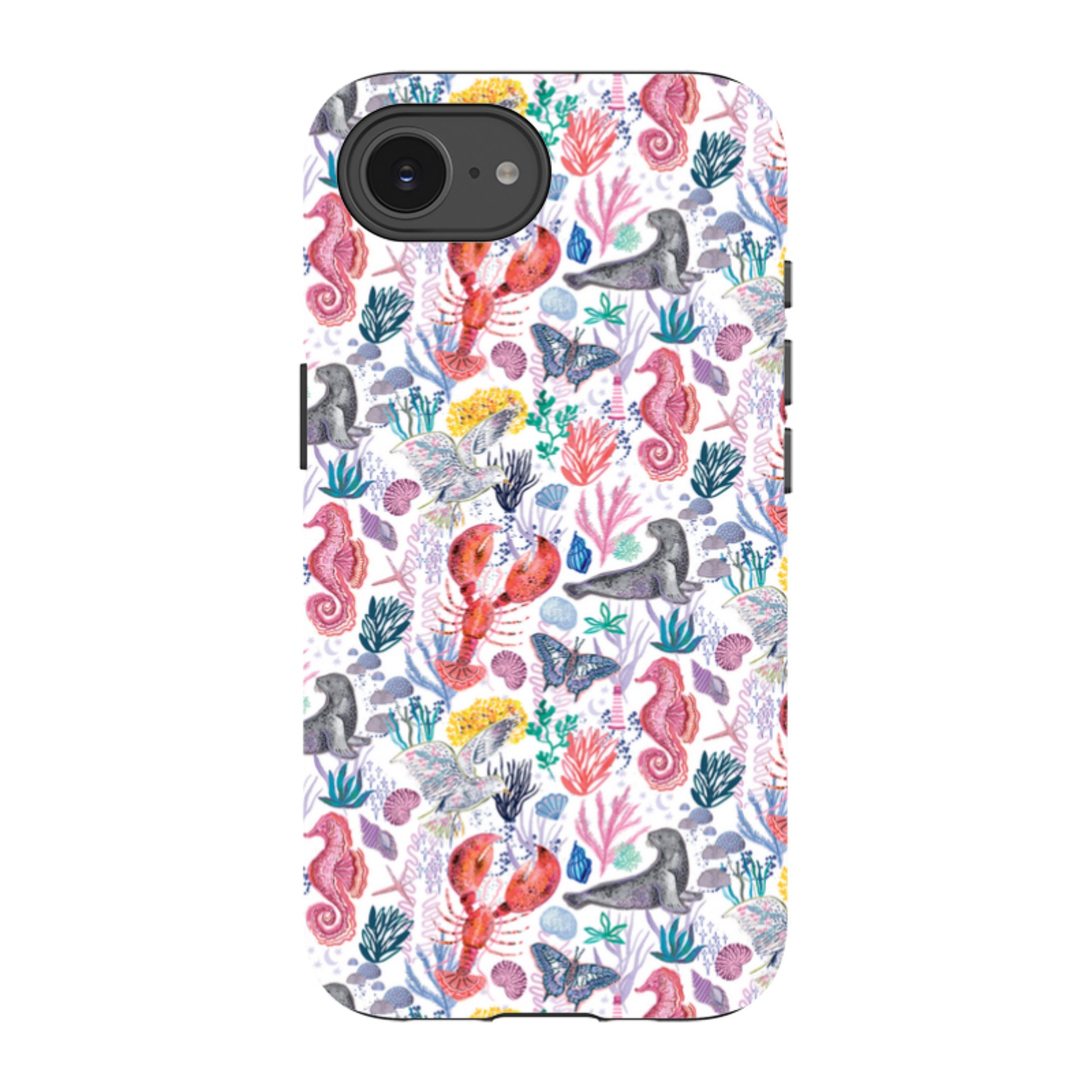 iPhone Case - Coastline Pattern-B By Emma Frances Grant
