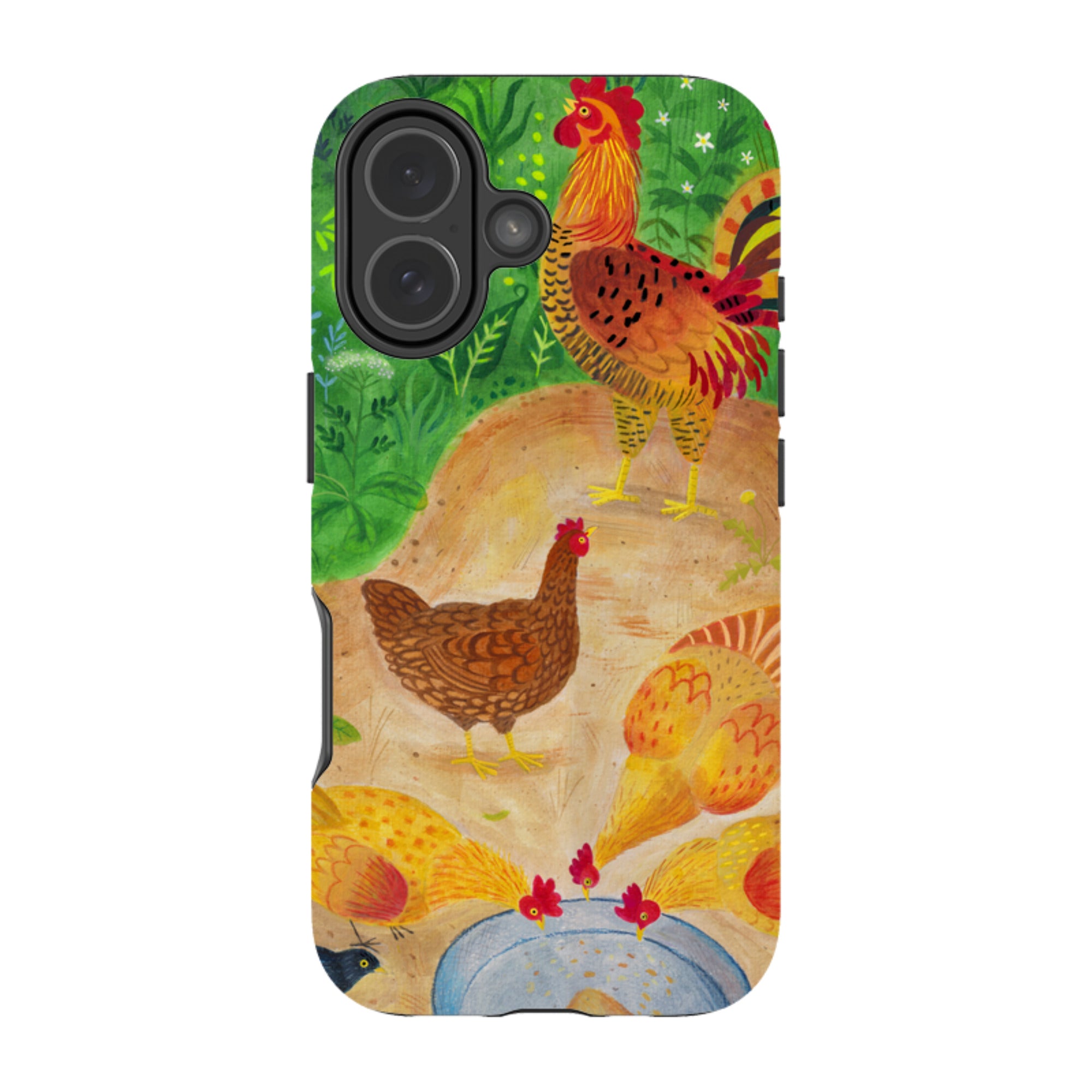 iPhone MagSafe Tough Case - Chickens By Bex Parkin