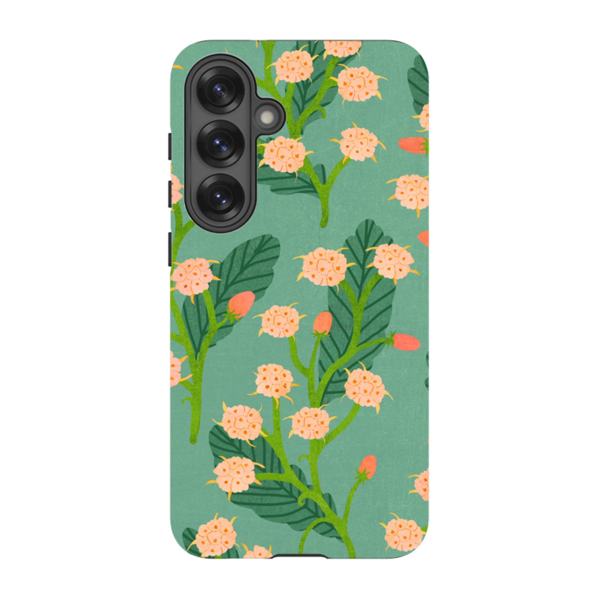 Samsung Tough Case - Summer Seeds Teal By Katherine Quinn
