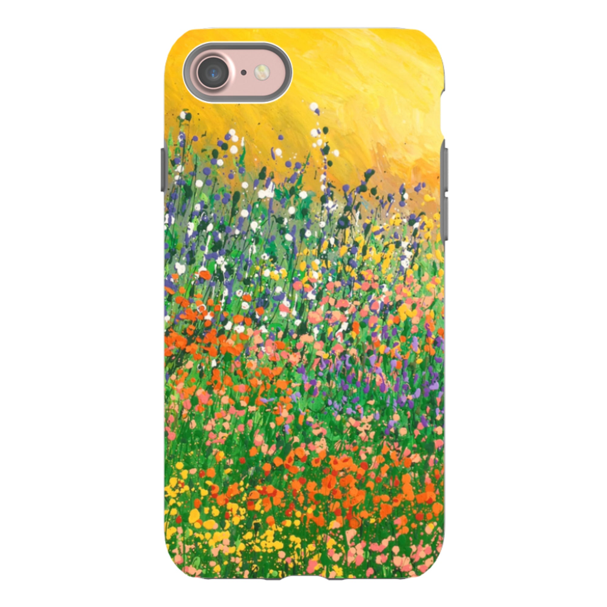 iPhone Tough Case - Sun Garden By Linda Calvert Jacobson