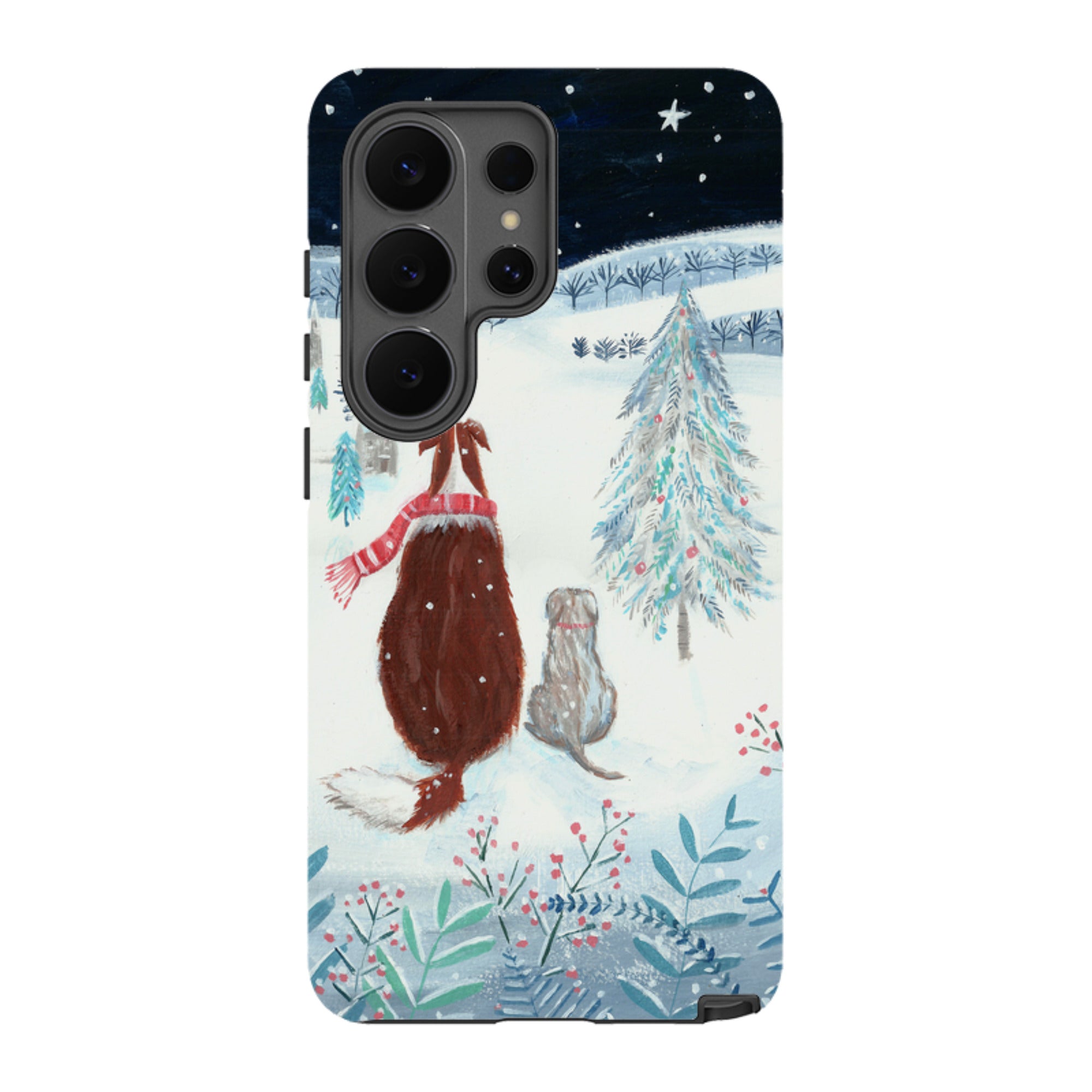 Samsung Tough Case - Snow Dogs By Mary Stubberfield