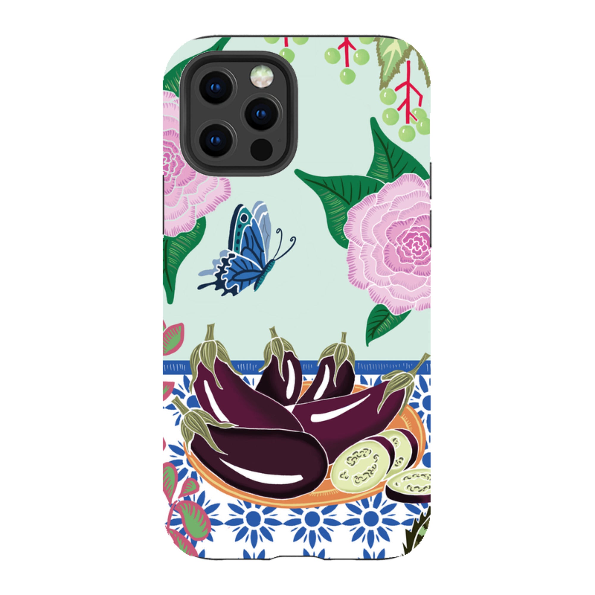 iPhone Tough Case - Aubergines By Kate Heiss