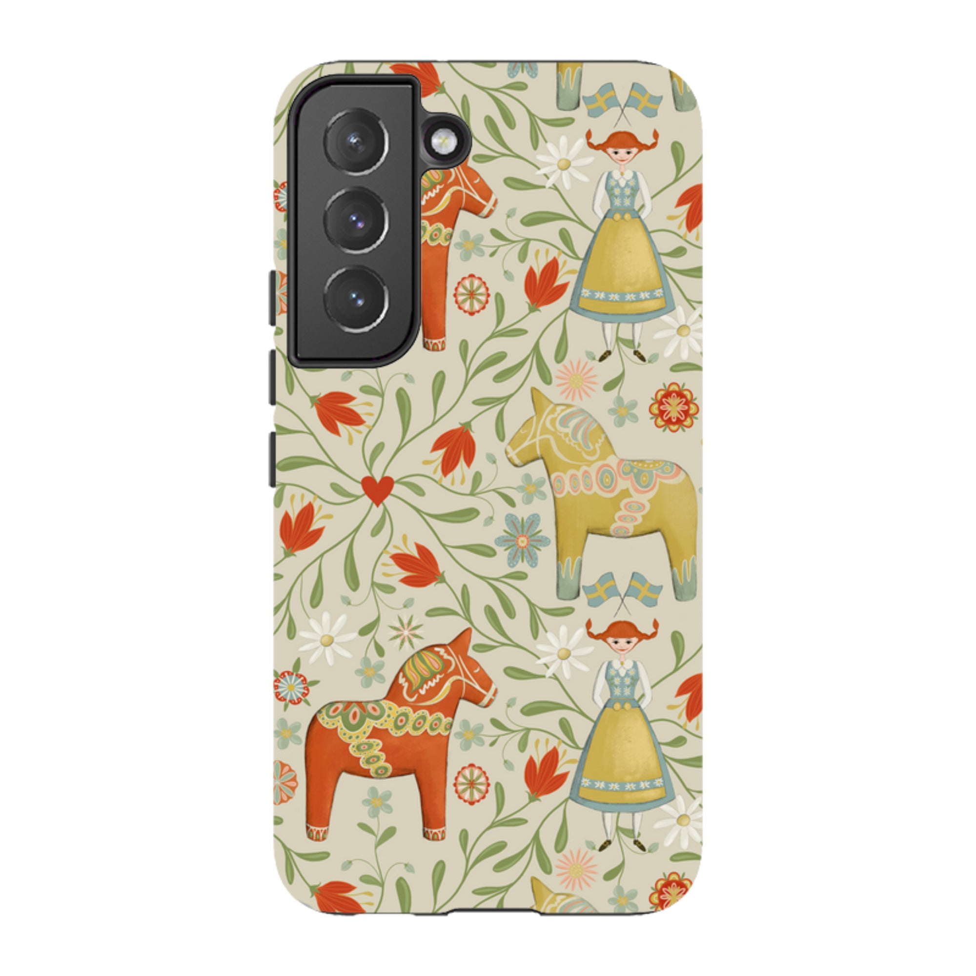 Samsung Tough  Case - Dala Horse By Maja Lindberg