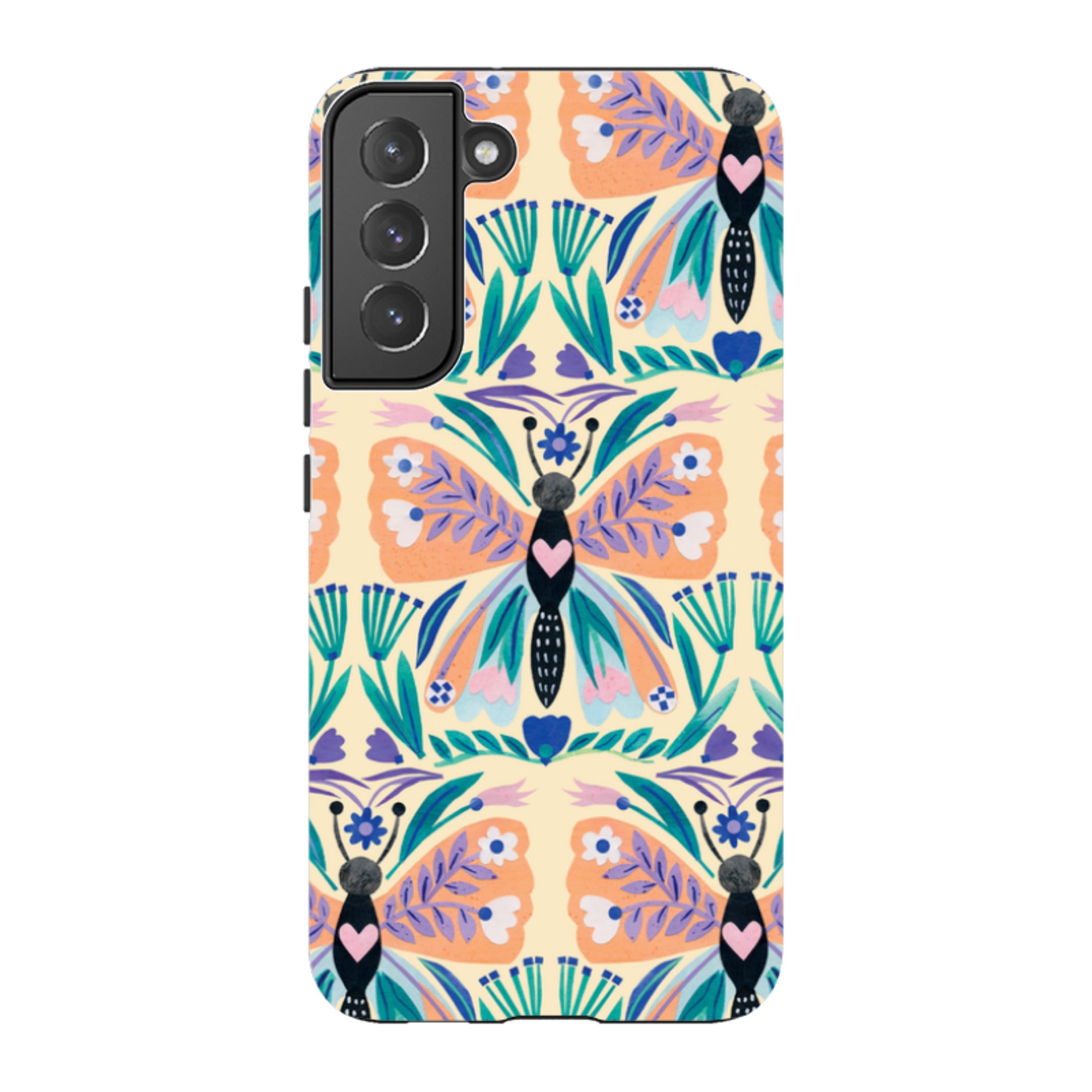 Samsung Tough Case - All Over Butterfly By Tracey English