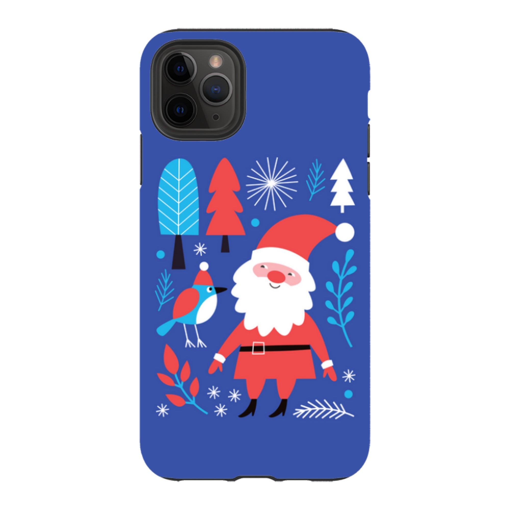 iPhone Tough Case - Santa And Bird