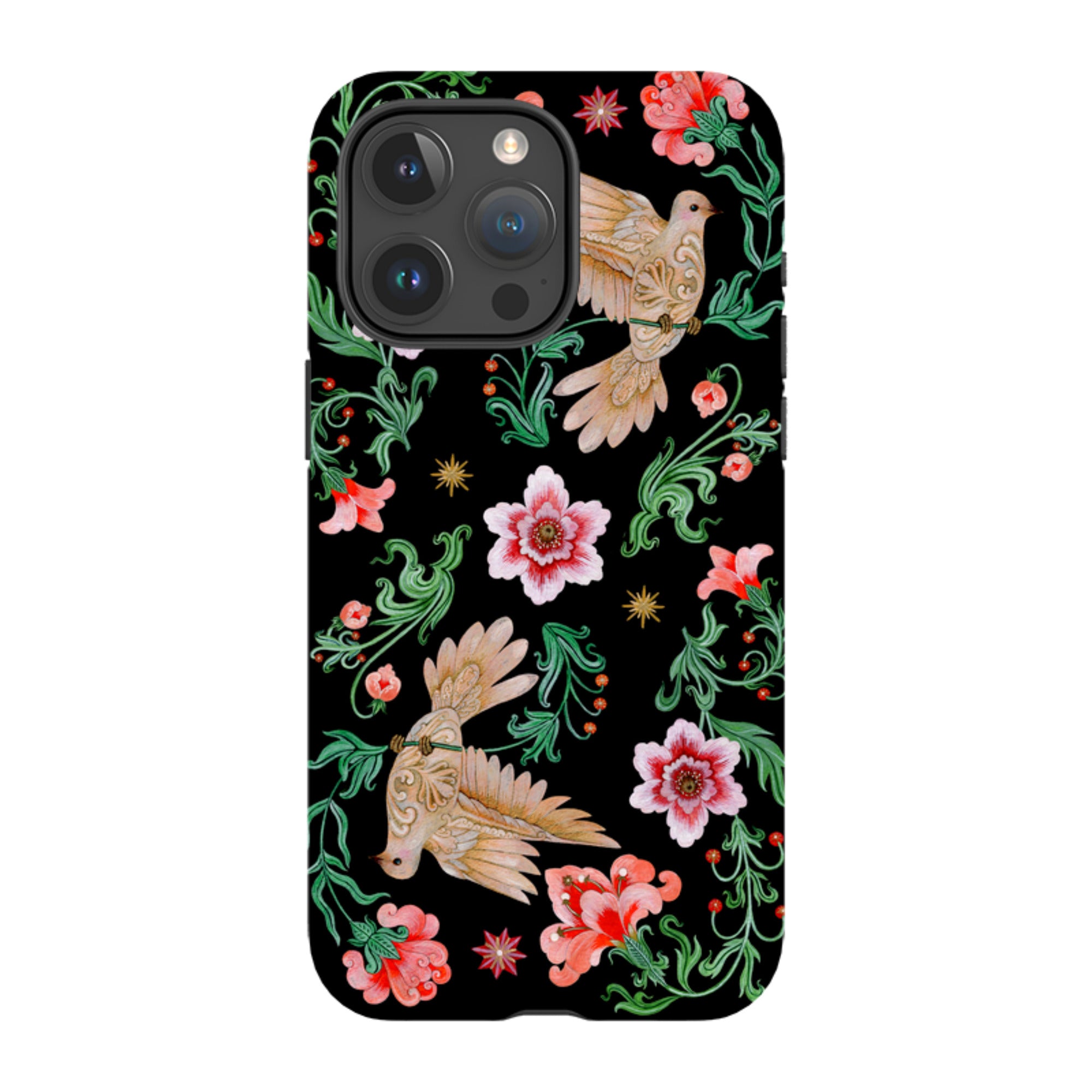 iPhone Tough  Case - Two Turtle Doves By Maria Matos
