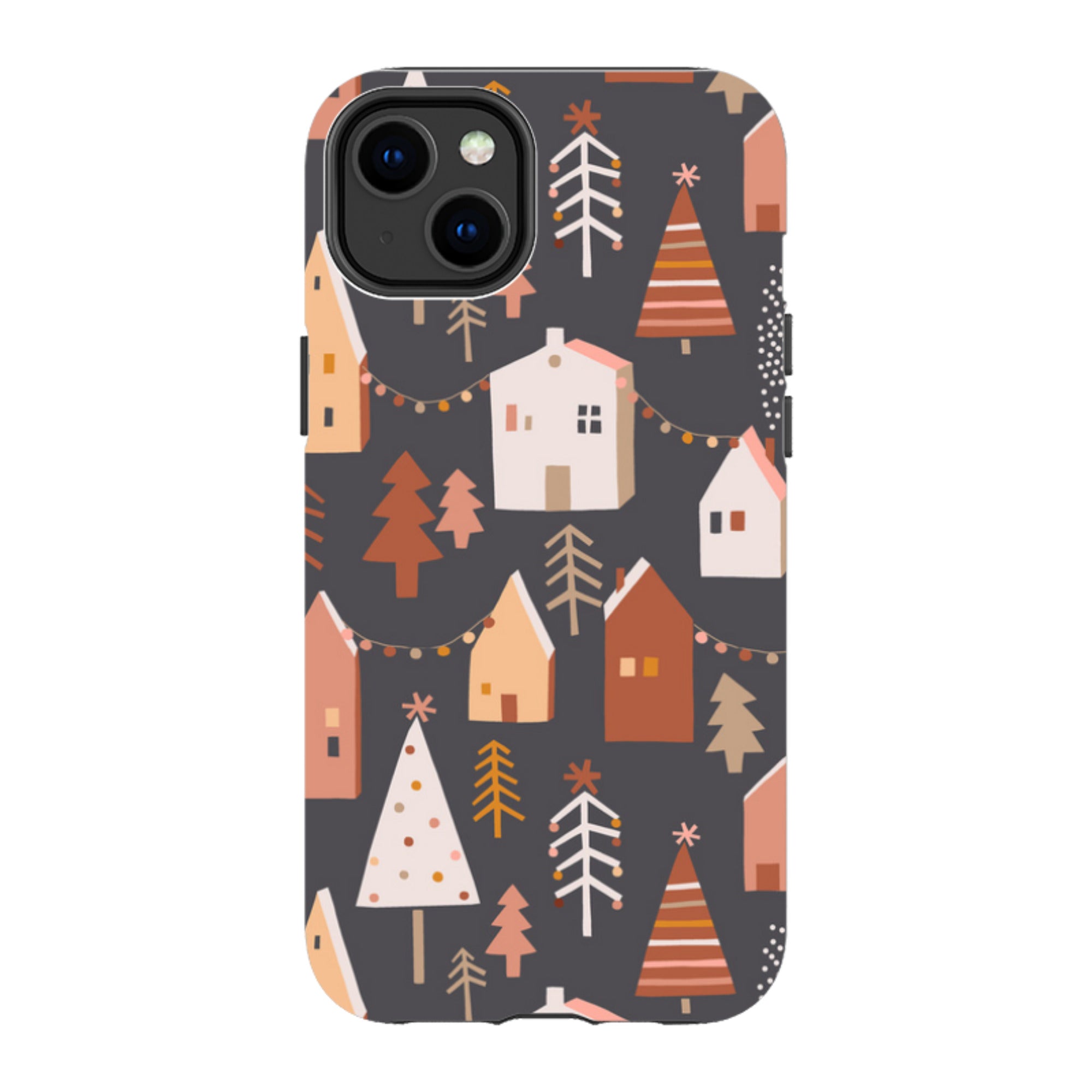 iPhone Tough Case - Street Xmas Dark