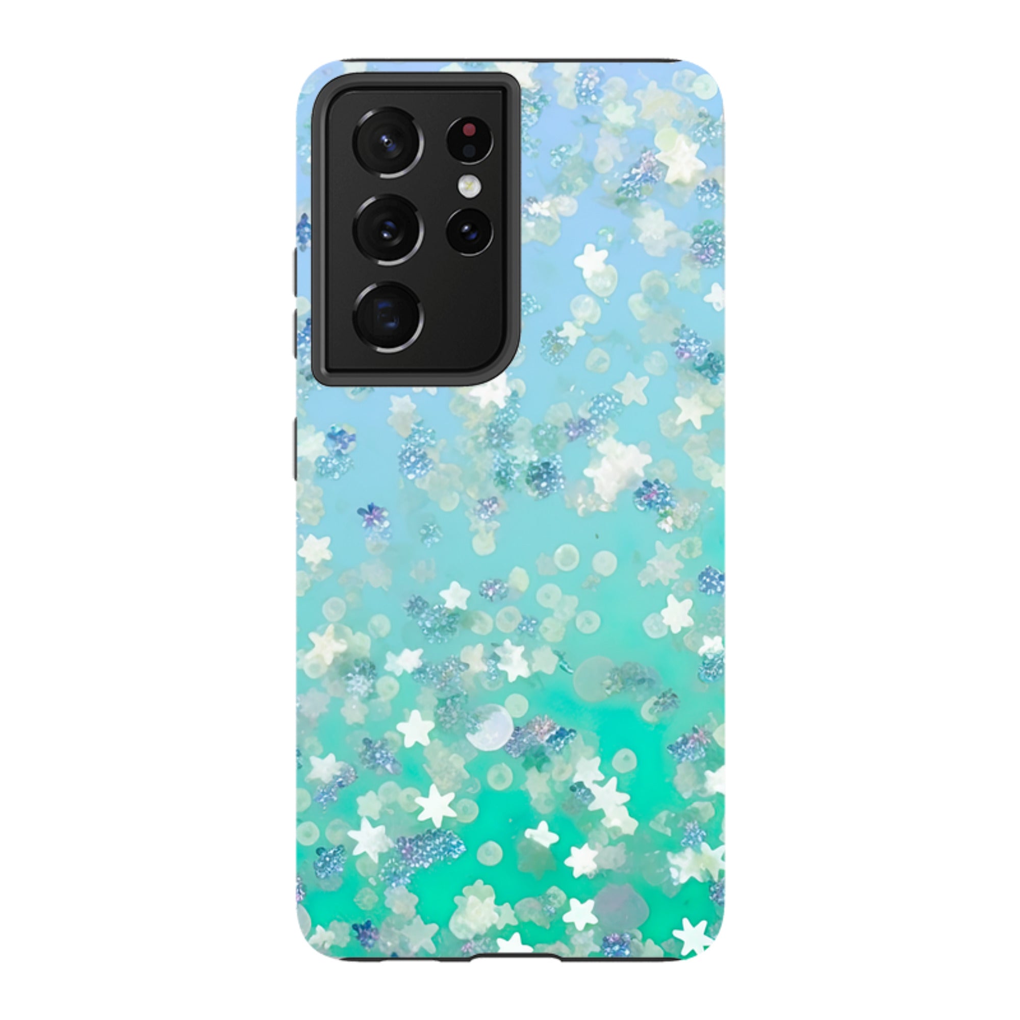 Samsung Tough Case - Green Stars