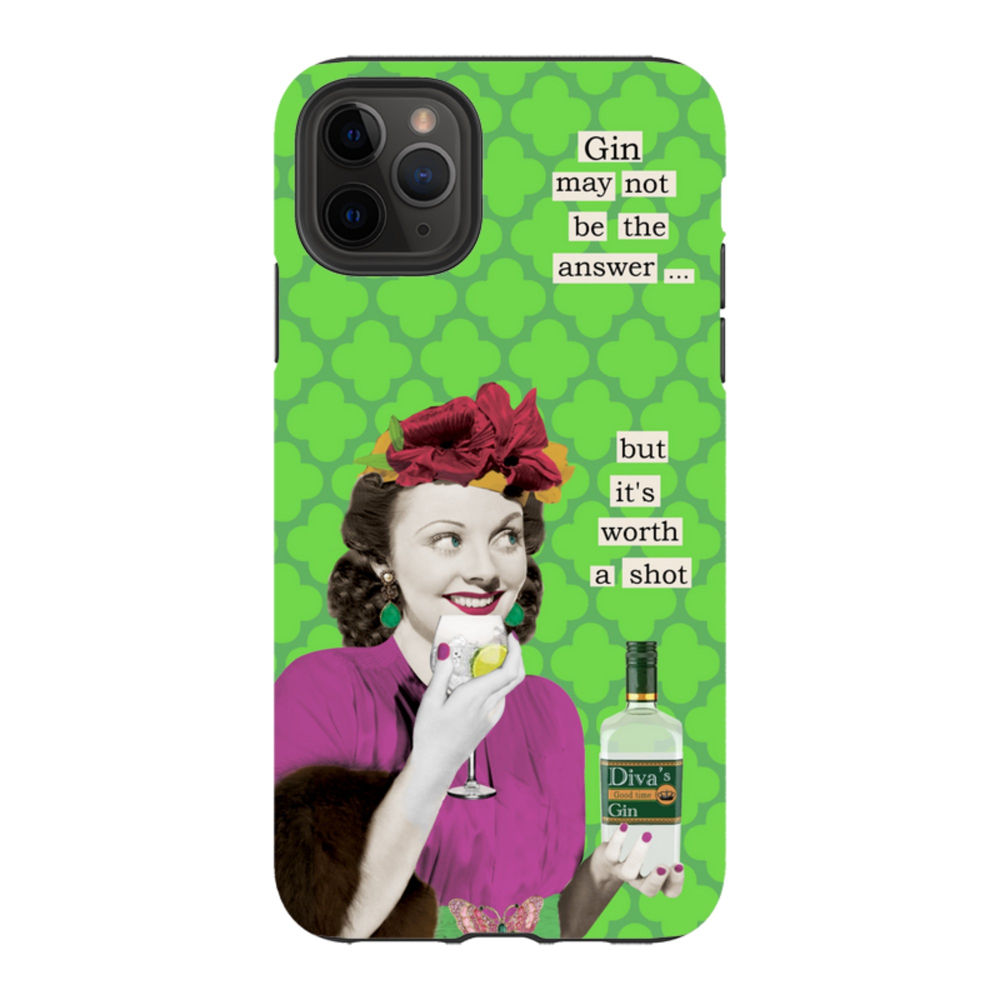 iPhone Tough Case - Gin By Clare Jordan