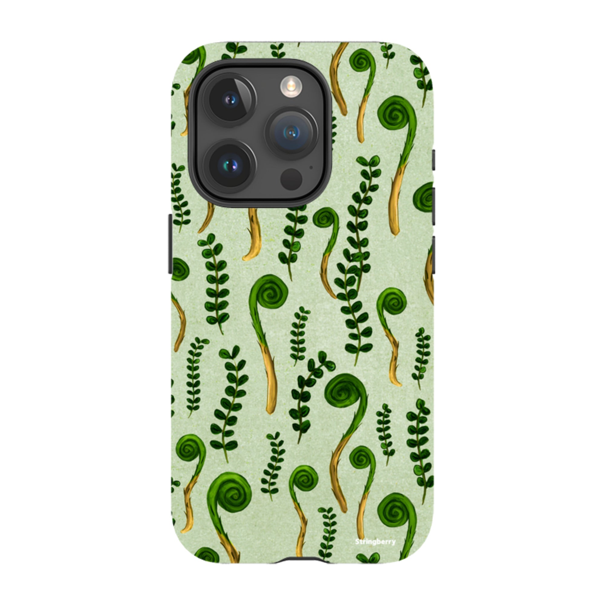 iPhone Tough Case - Fern Fronds By Katherine Quinn