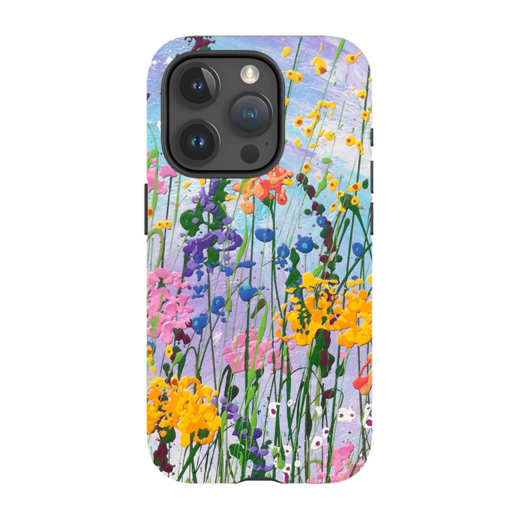 iPhone Tough Case - Wildflowers At Play By Linda Calvert Jacobson