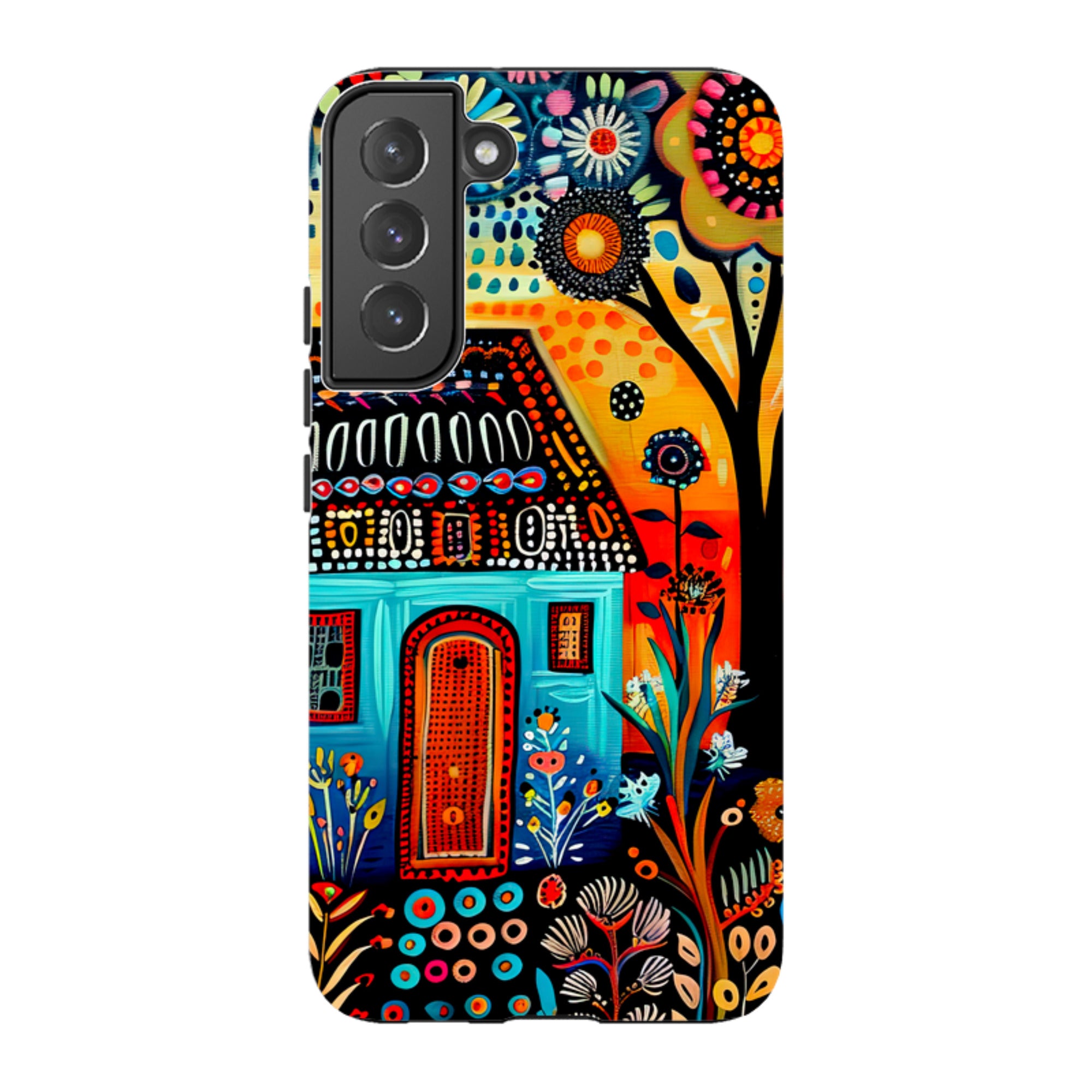 Samsung Tough Case - Folk Art House VI