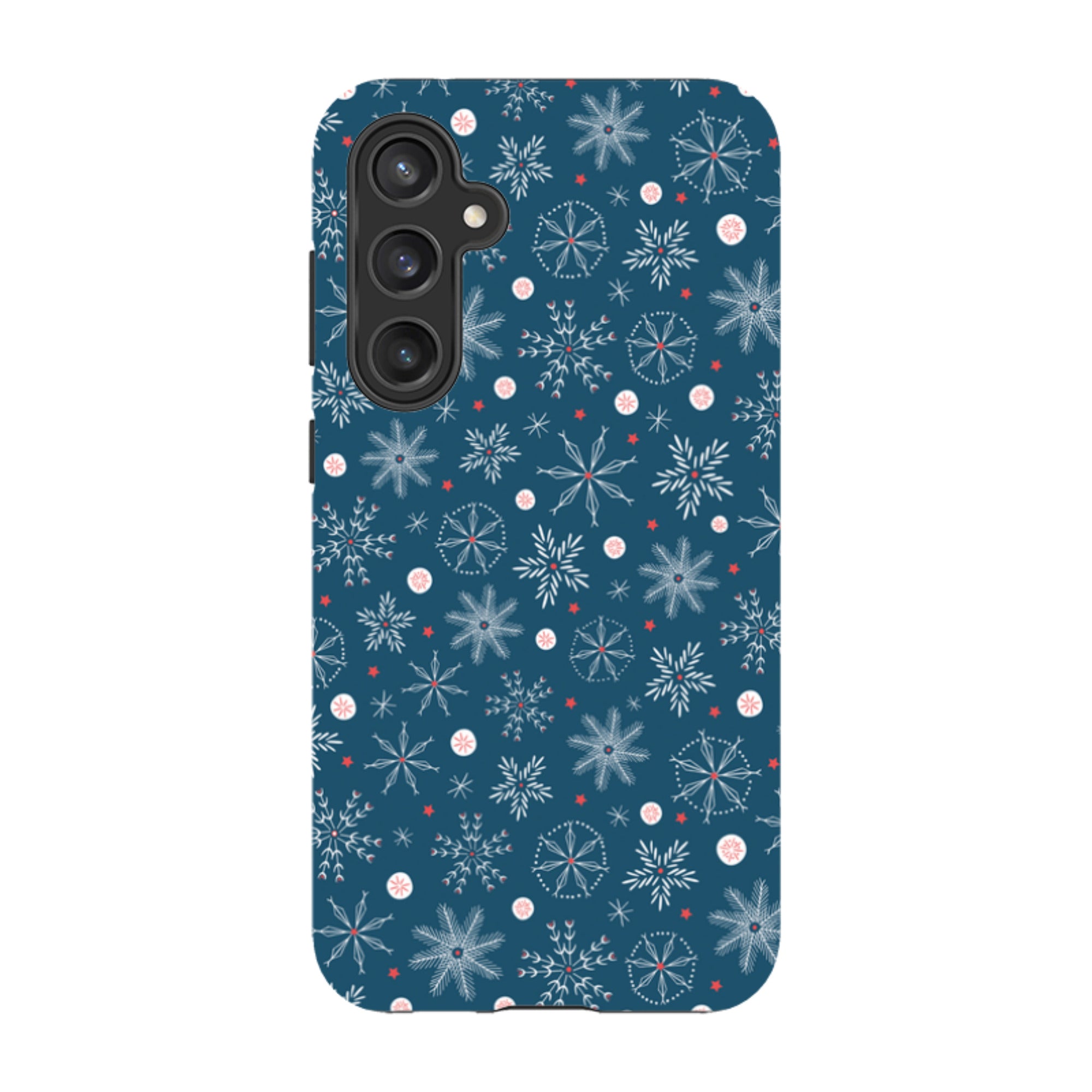 Samsung Tough Case - Christmas Snowflakes By Ali Brookes