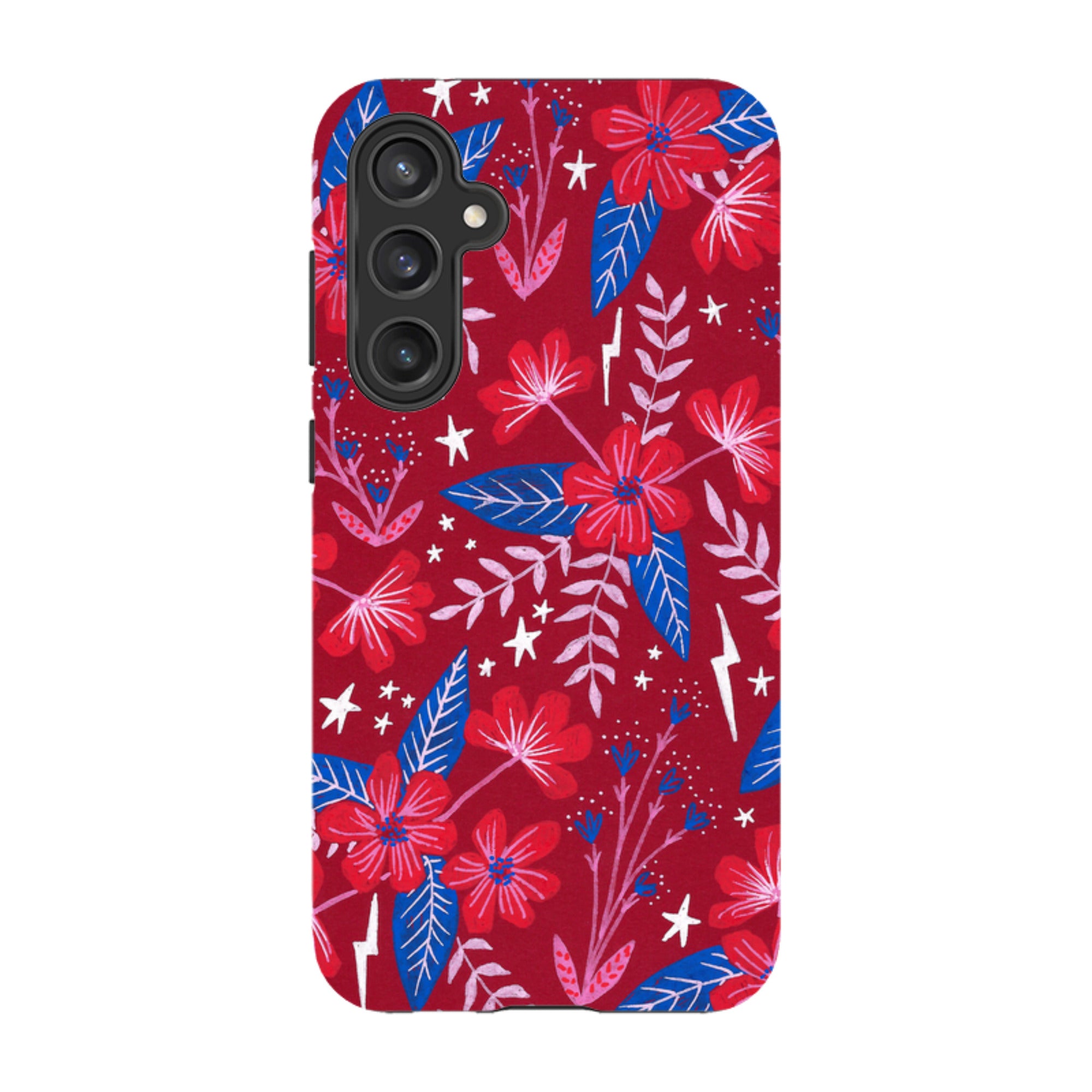 Samsung Tough Case - Red Moon Garden By Lee Foster Wilson