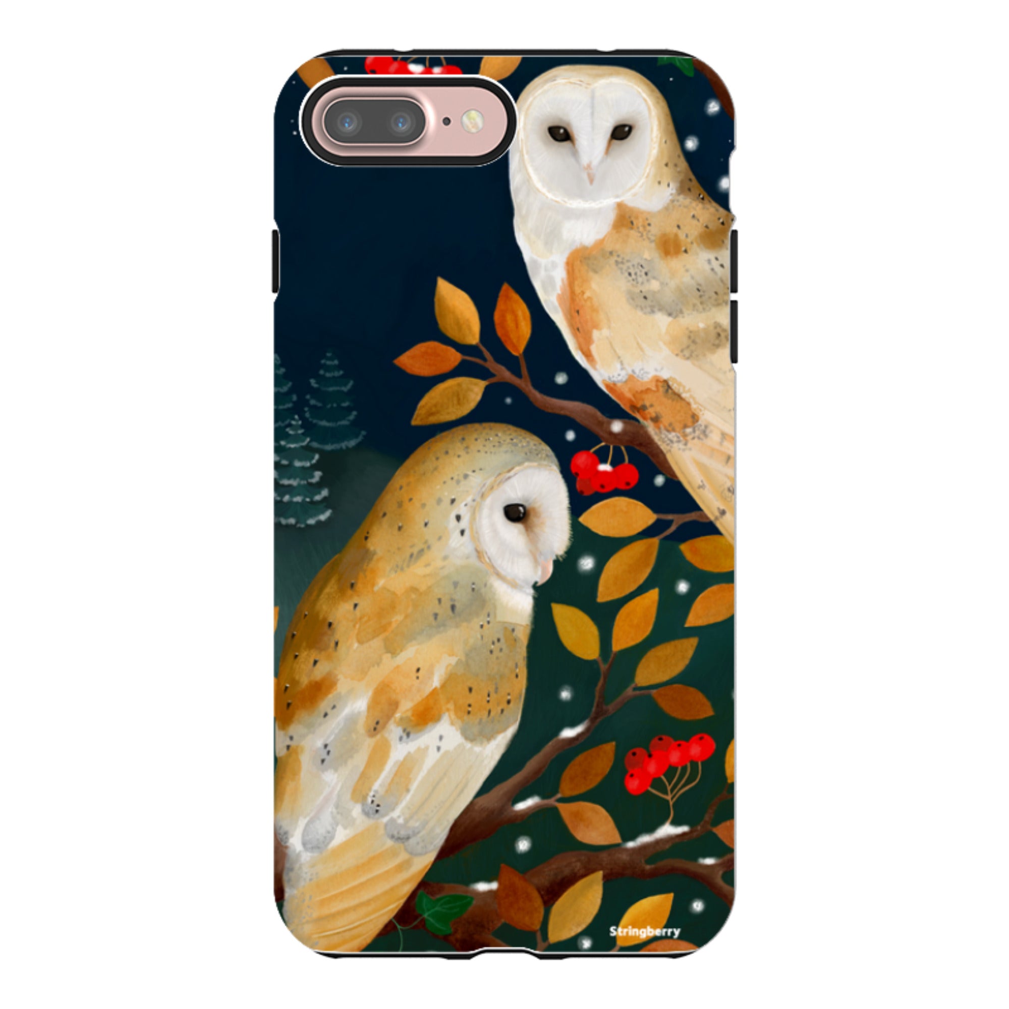 iPhone Tough Case - Autumn Owls By Bex Parkin