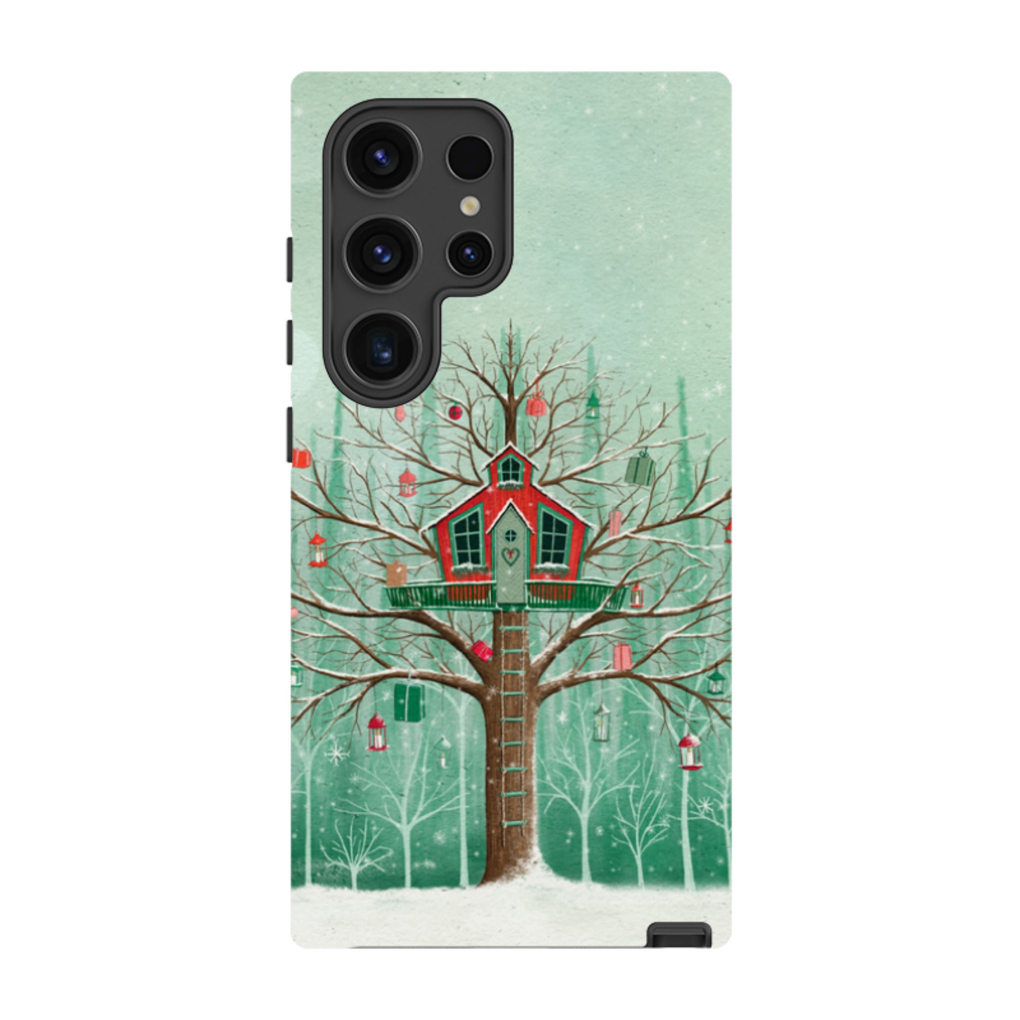Samsung Tough Case - Christmas Tree House By Maja Lindberg