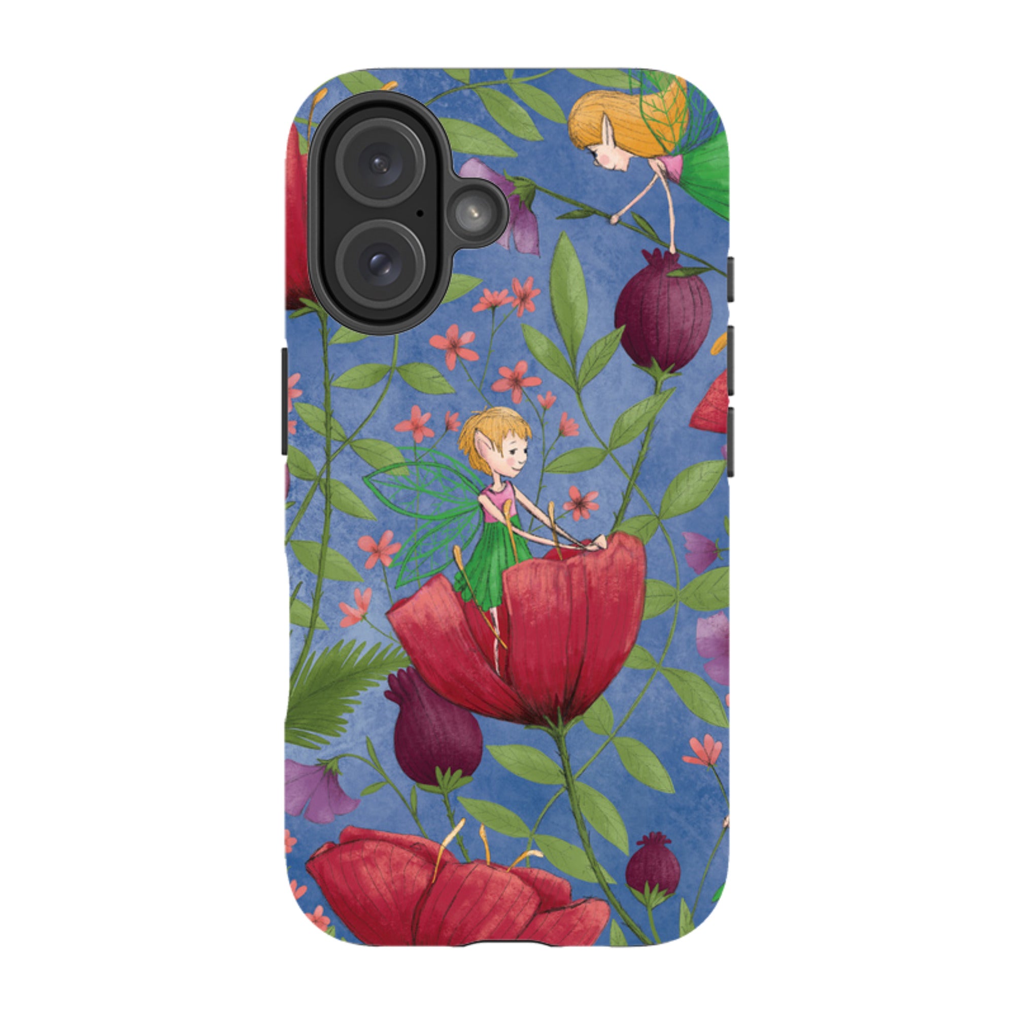 iPhone Tough Case - Fairies And Flowers By Maja Lindberg