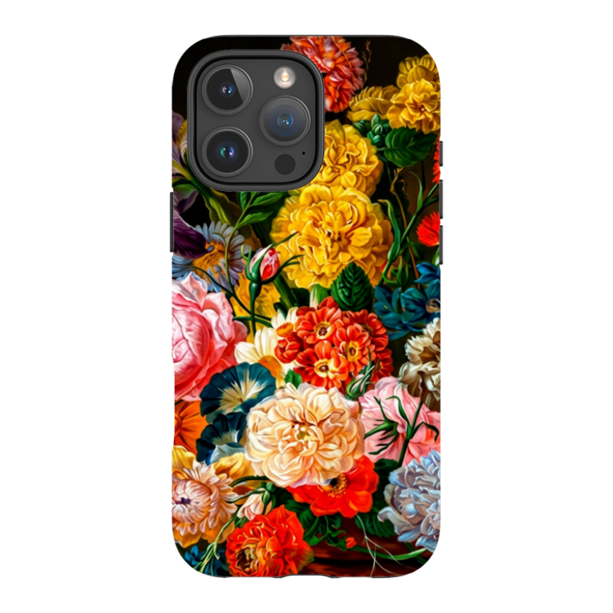 iPhone MagSafe Tough Case - Vintage Peony & Iris