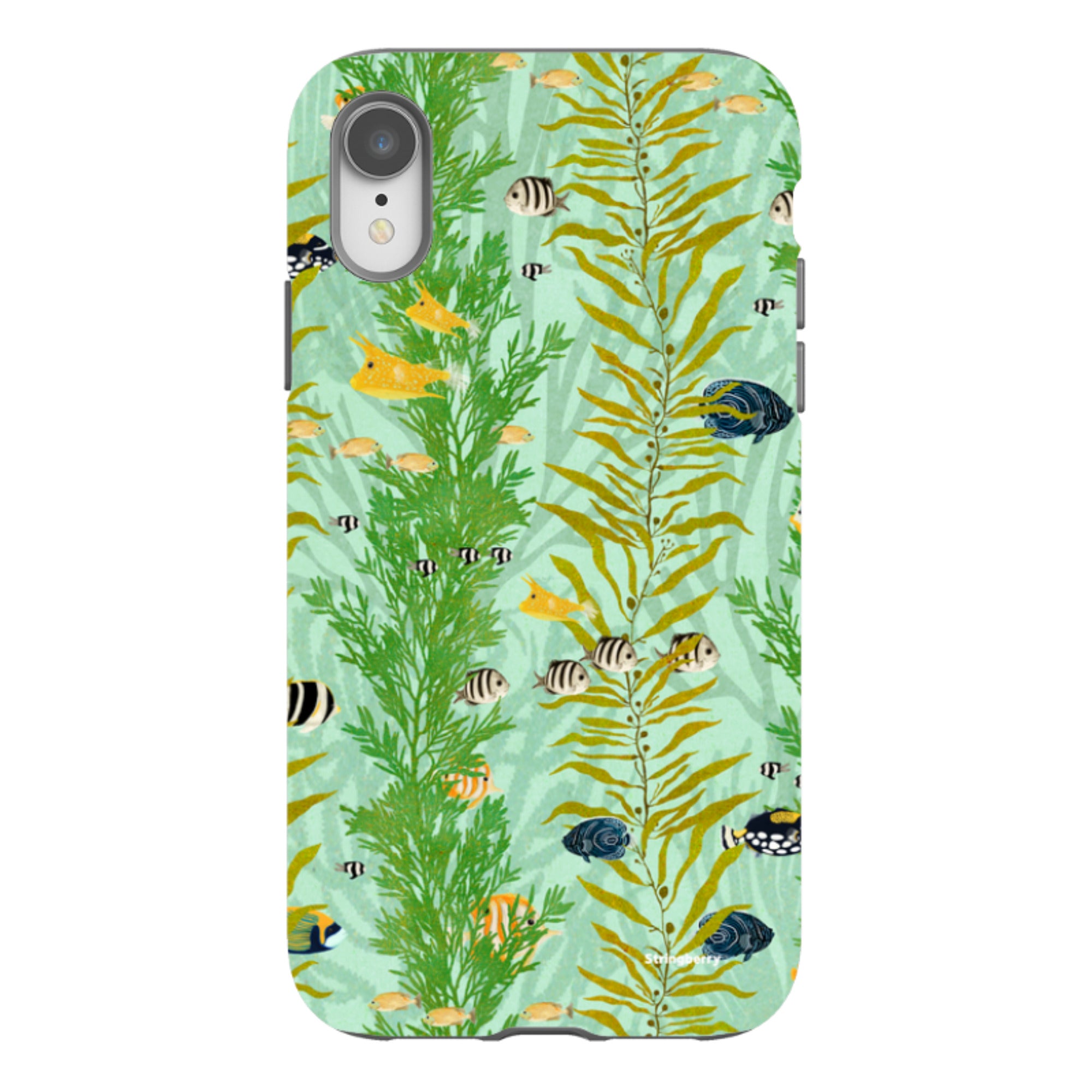 iPhone Tough Case - Reef Stripe By Katherine Quinn