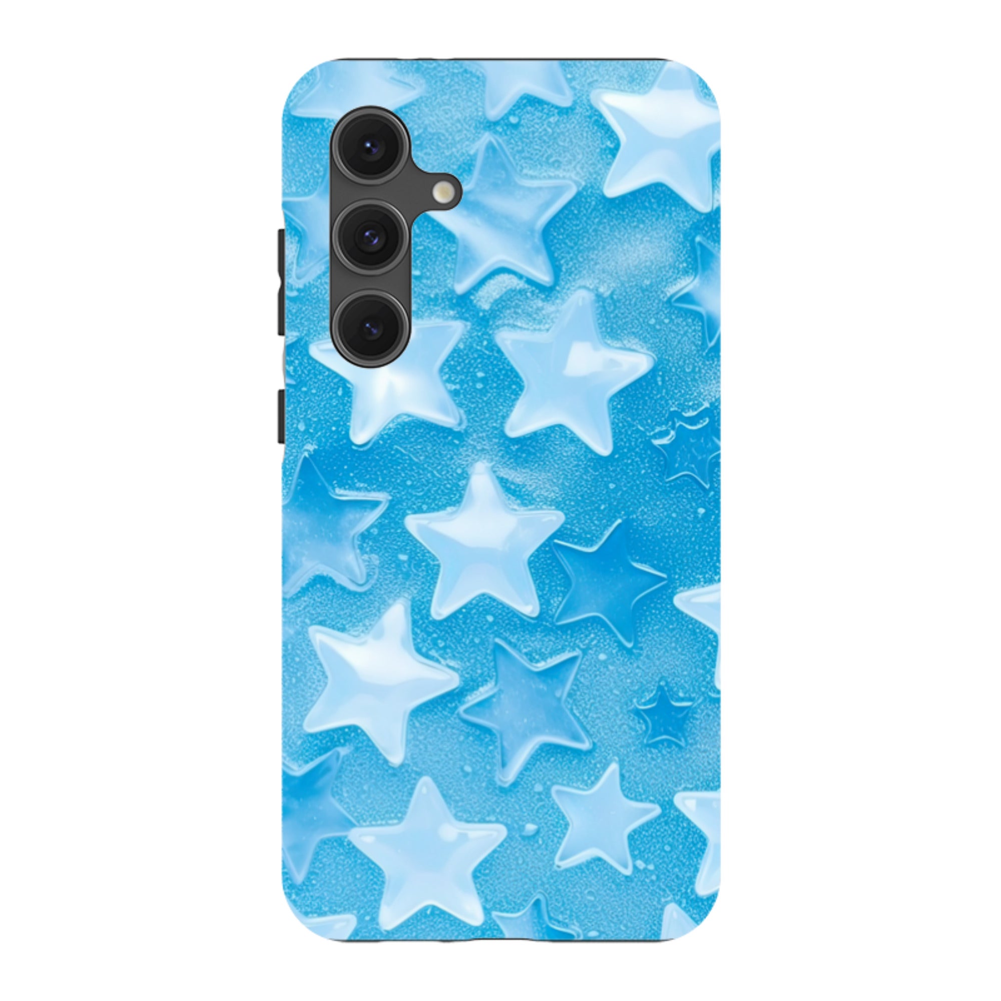 Samsung Tough Case - Blue Stars I  (Case Does Not Glitter)
