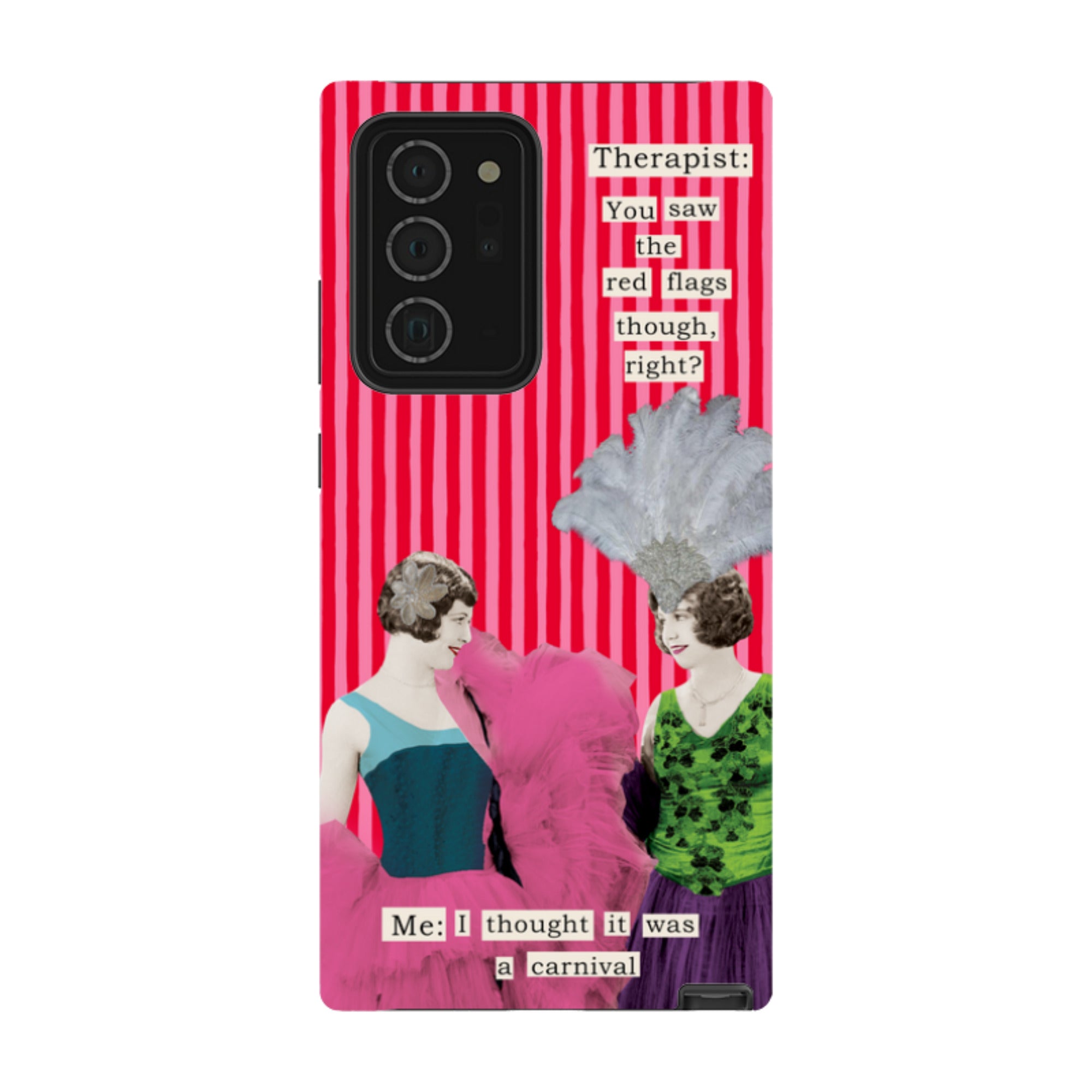 Samsung Tough Case - Therapist Red Flag By Clare Jordan
