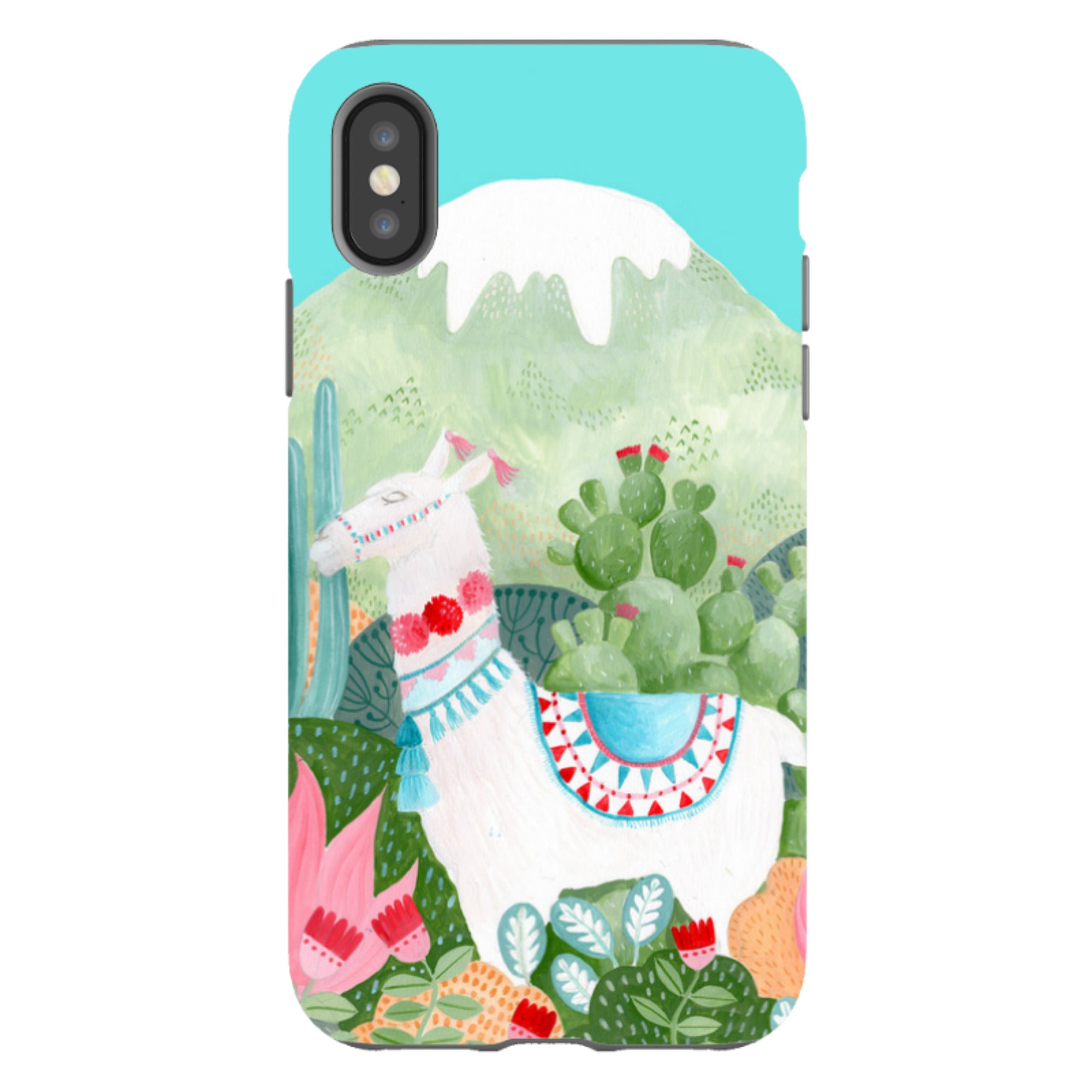 iPhone Tough Case - Llama By Bex Parkin