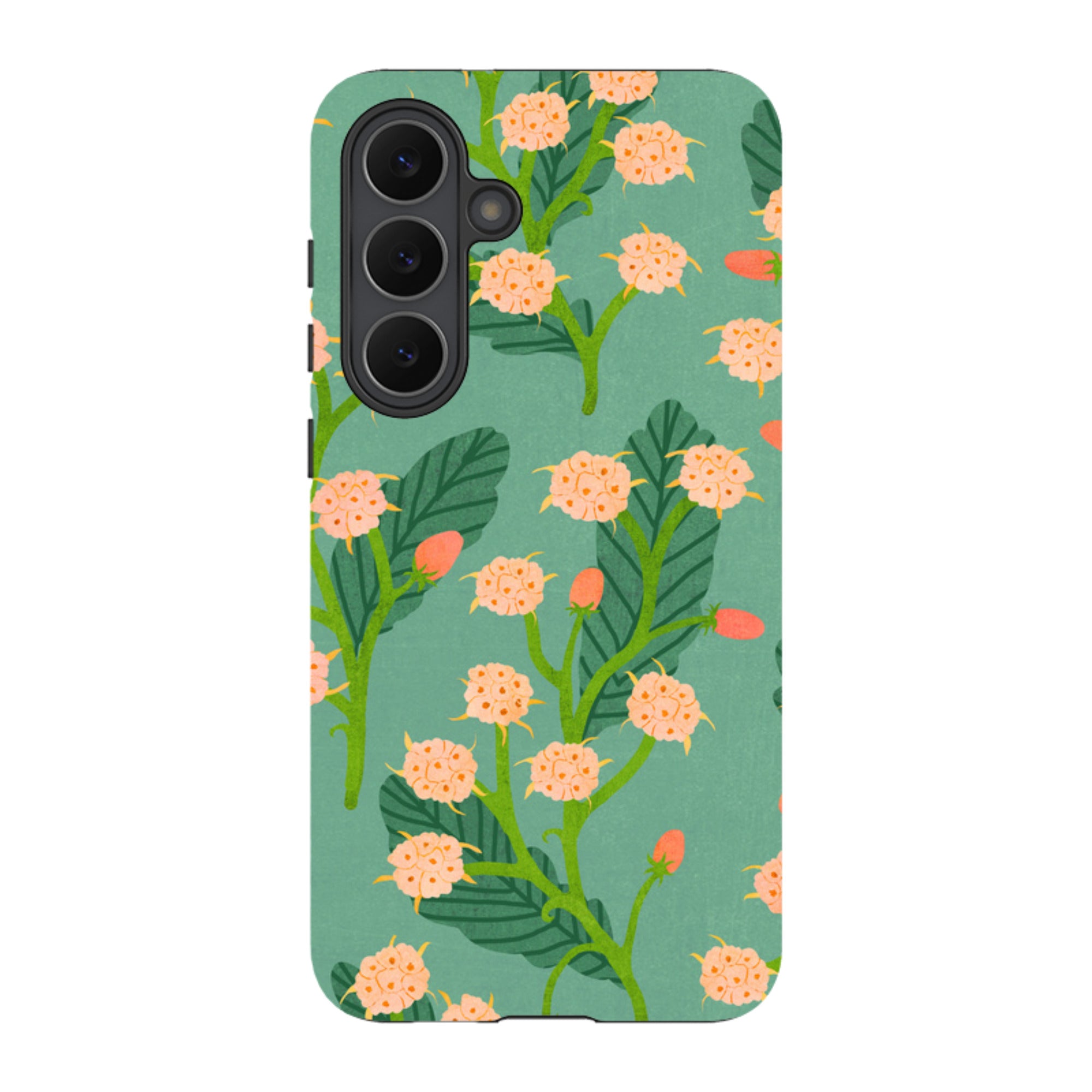 Samsung Tough Case - Summer Seeds Teal By Katherine Quinn