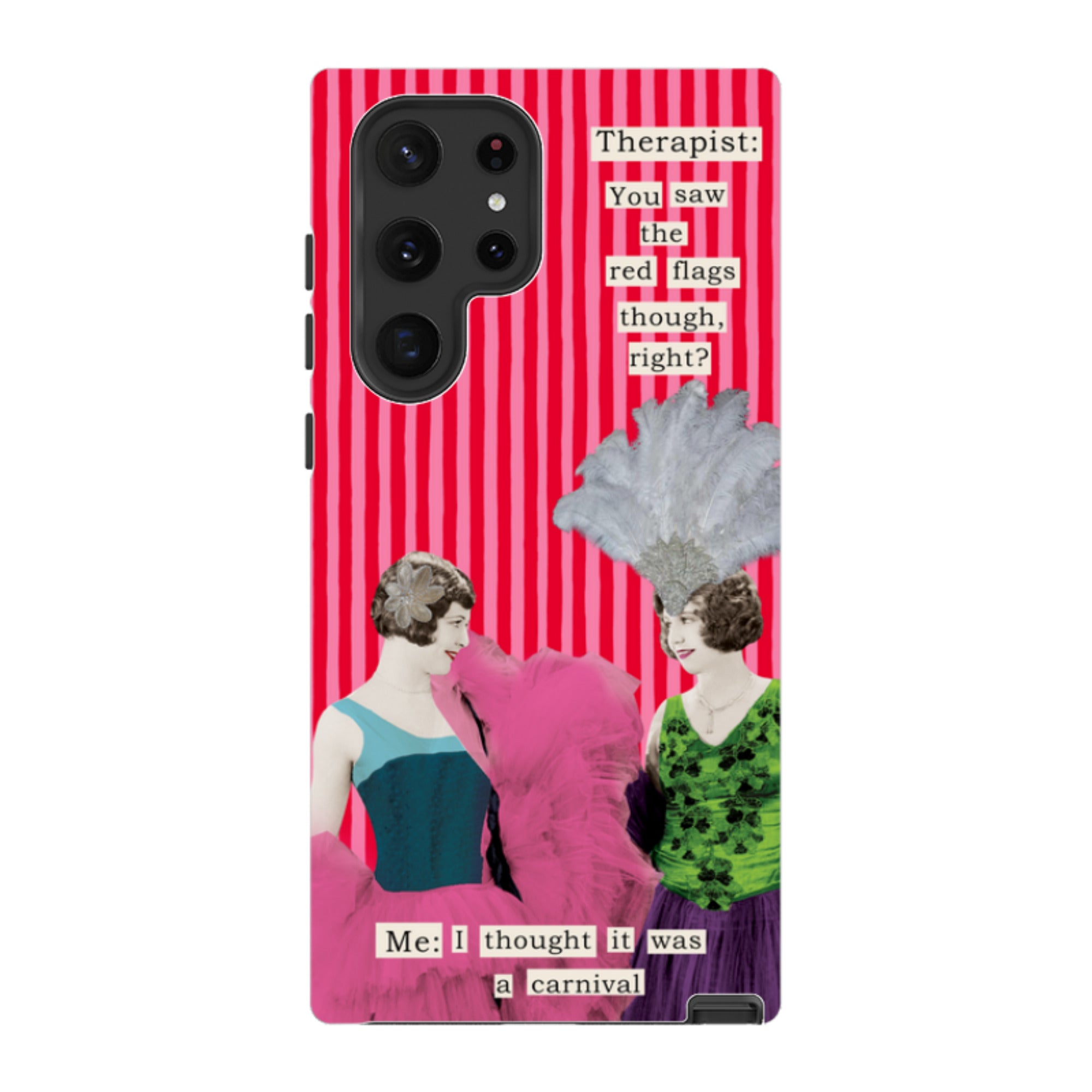 Samsung Tough Case - Therapist Red Flag By Clare Jordan