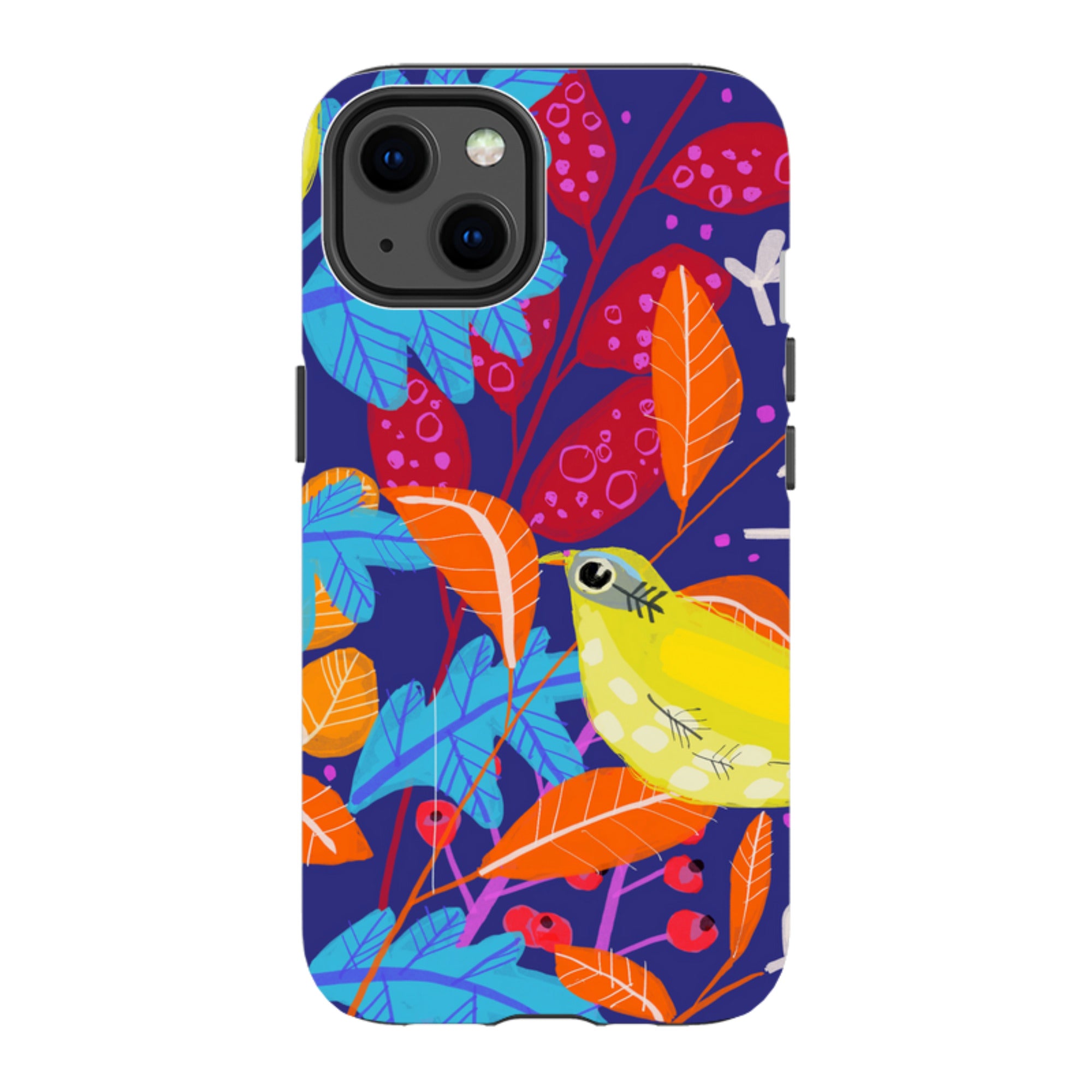 iPhone MagSafe Tough Case -  Yellow Bird By Claire West