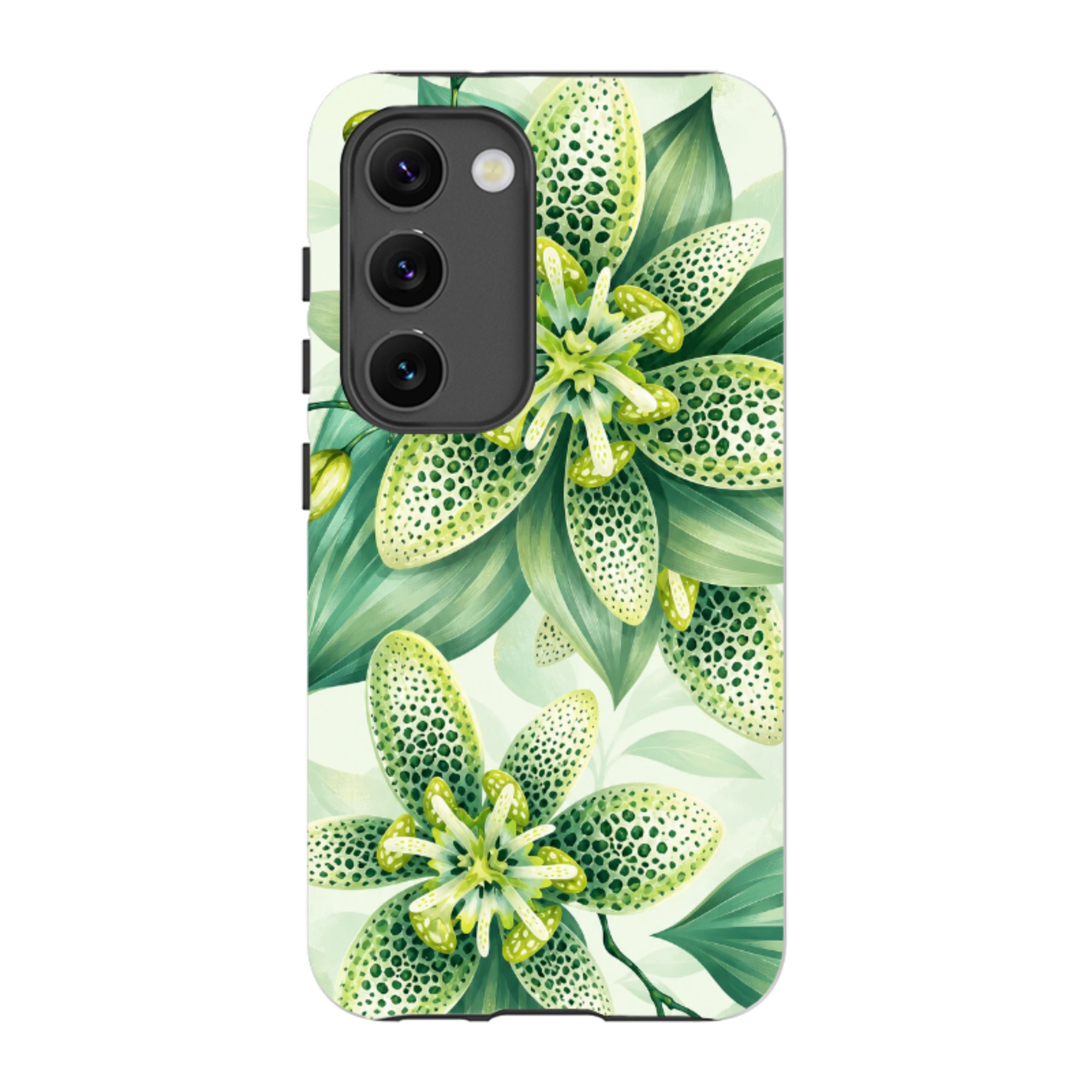Samsung Tough Case - Sage Green Lily